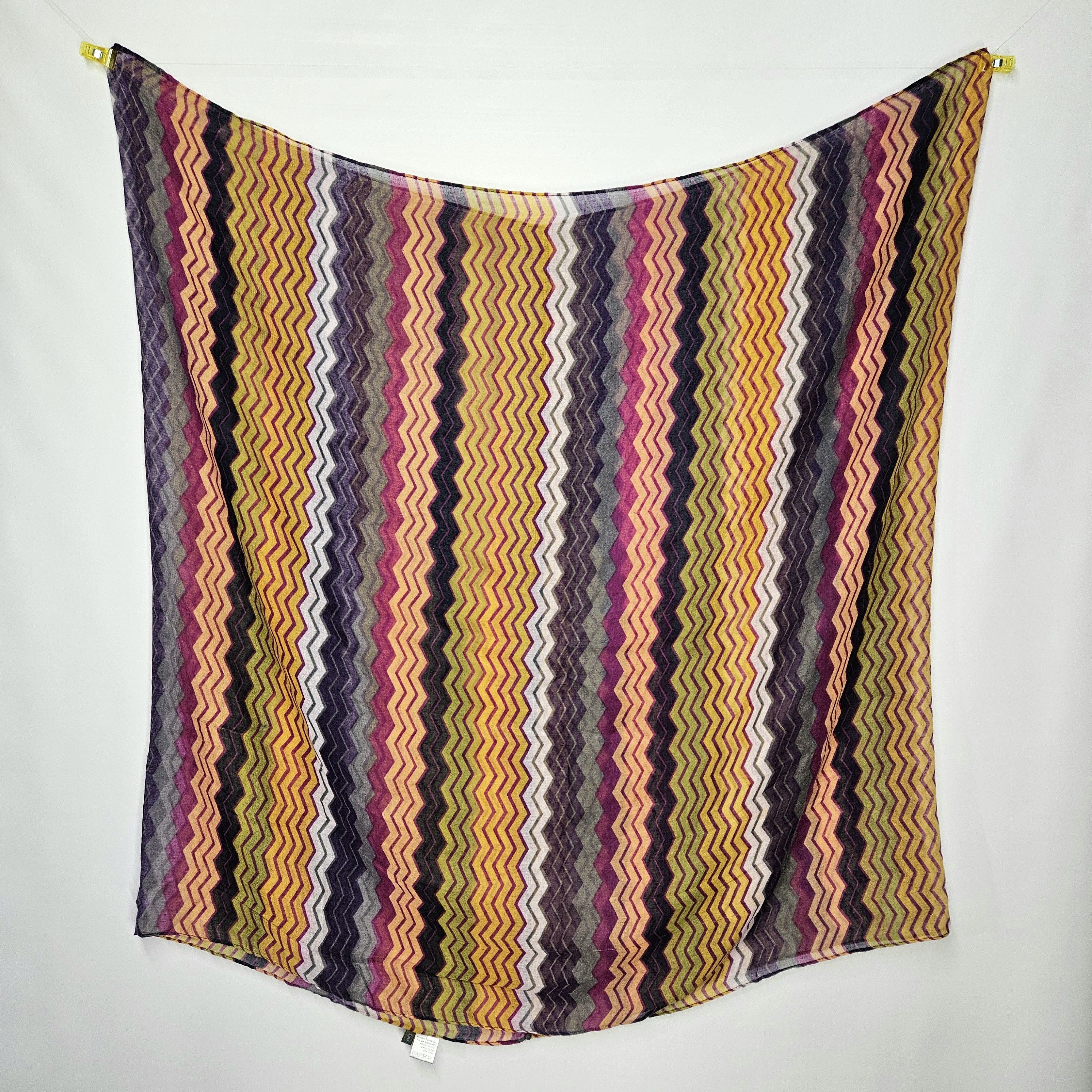 Other Natasha 74x36" Infinity Scarf Sarong Zig Zag Rainbow Jewel Size ONE SIZE - 7 Thumbnail