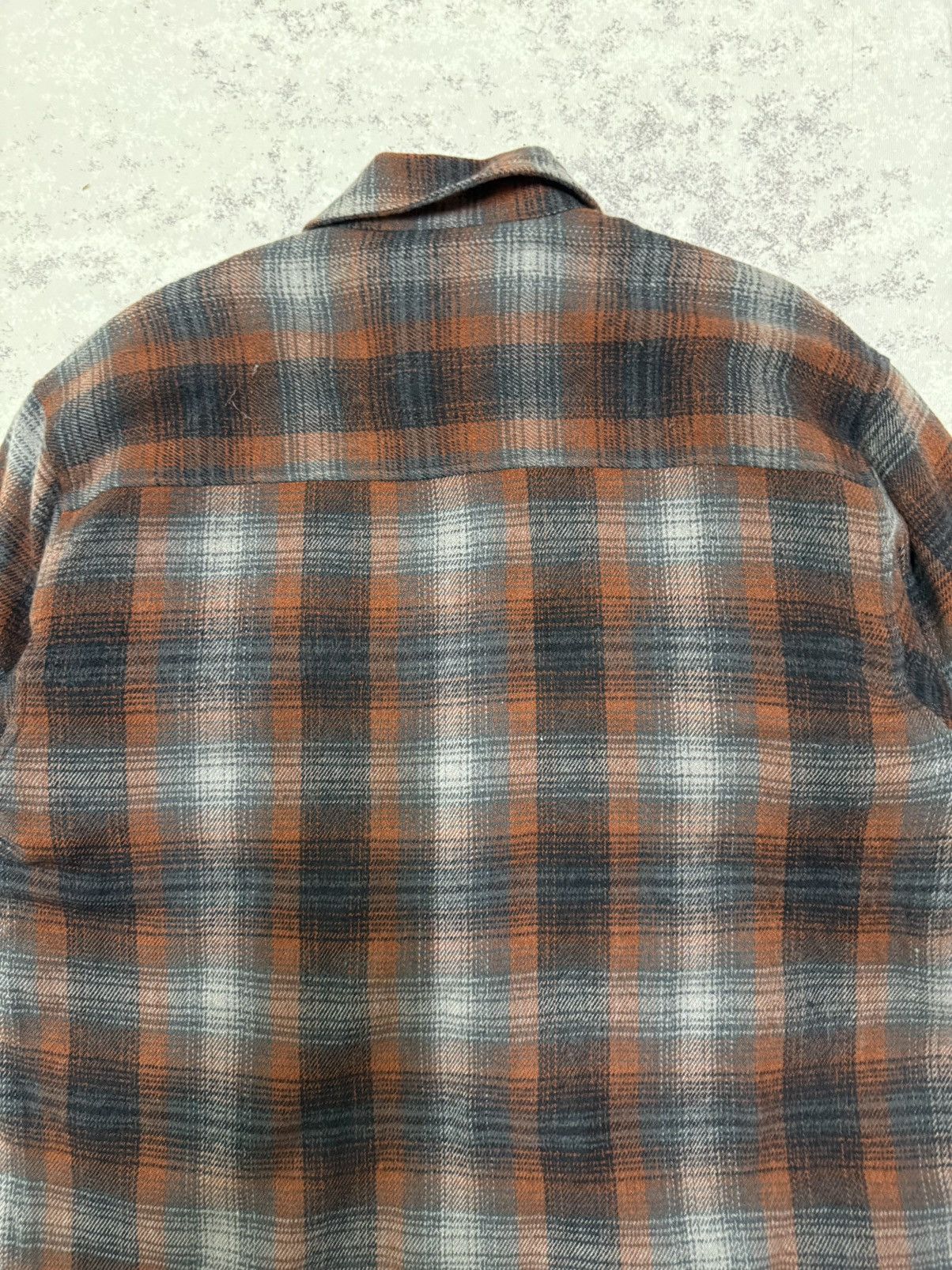 Japanese Brand VINTAGE BOON PAL CHEKERED FLANEL ZIPER QUILTED LINED SHIRT Size US M / EU 48-50 / 2 - 14 Thumbnail