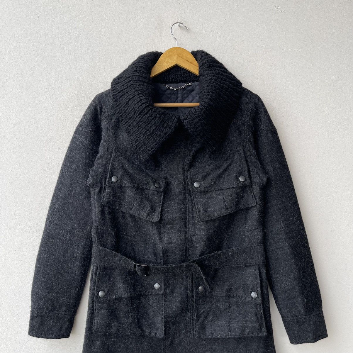Maison MIHARA YASUHIRO Archive Mihara Yasuhiro Hybrid Wool-Silk Field Coat Size US S / EU 44-46 / 1 - 10 Thumbnail