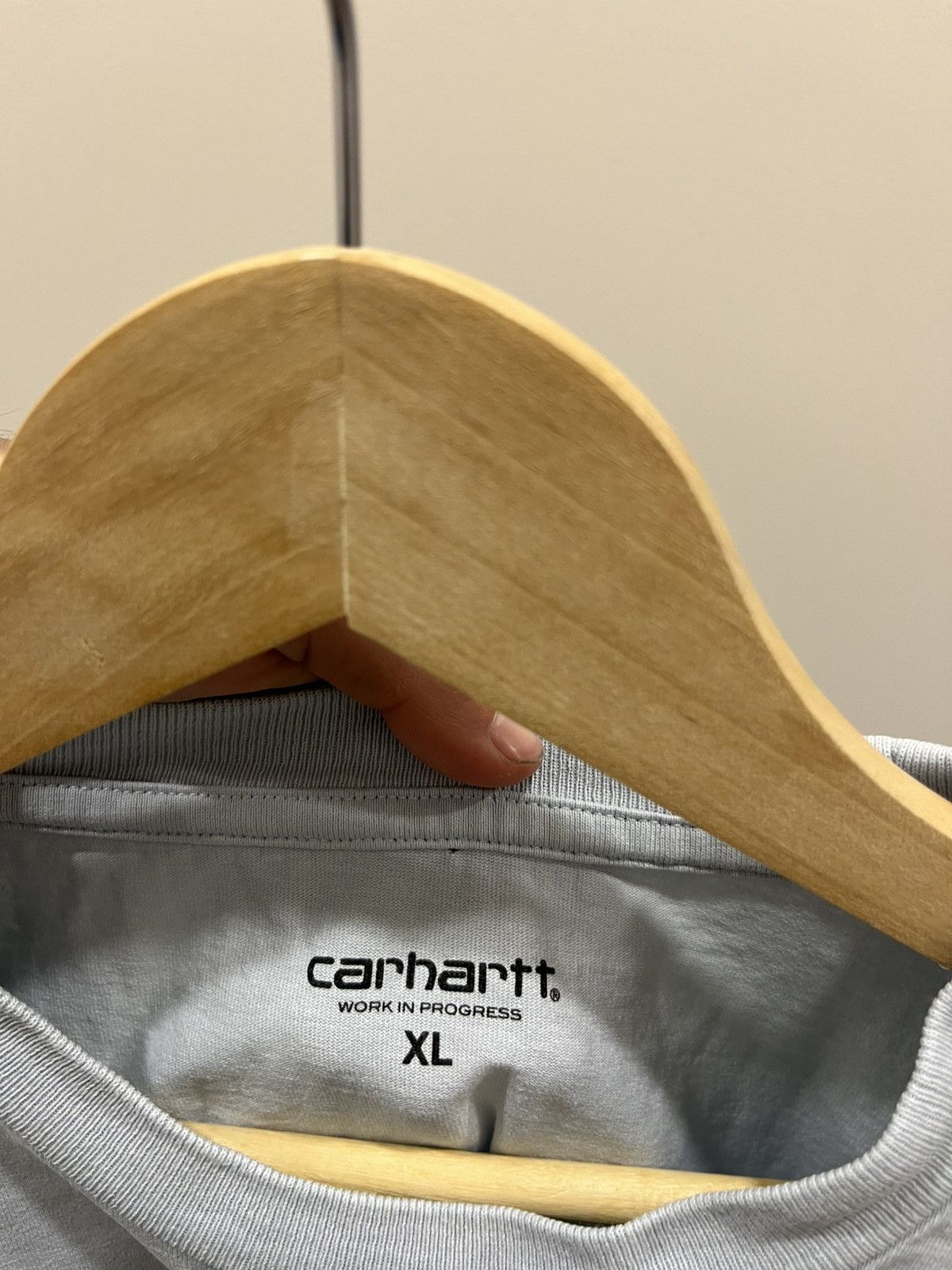 Carhartt Vintage 90s Y2K Carhartt Pocket T-Shirt Blue Size US XL / EU 56 / 4 - 4 Thumbnail