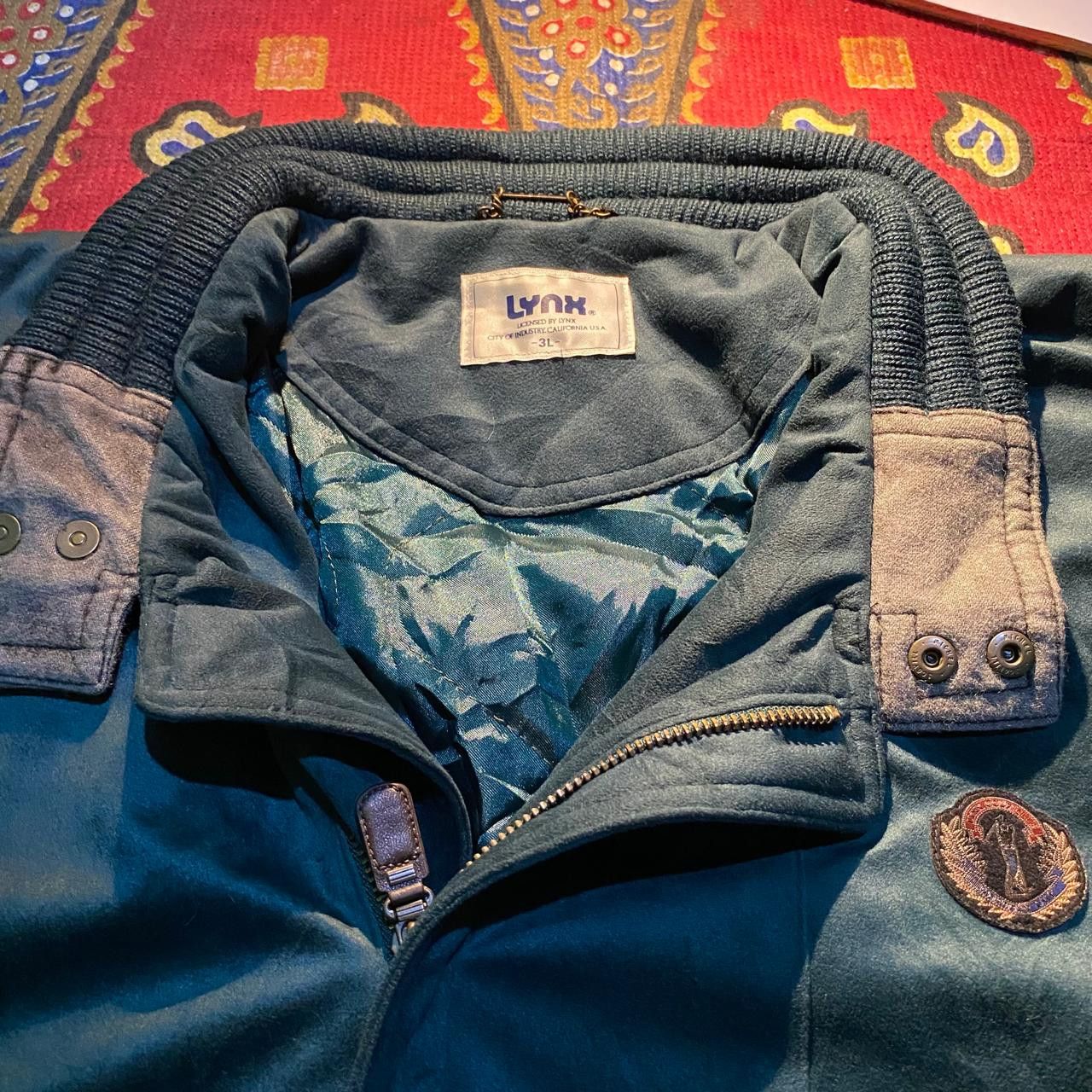 Vintage Flight Jacket Lynx Size US M / EU 48-50 / 2 - 2 Thumbnail