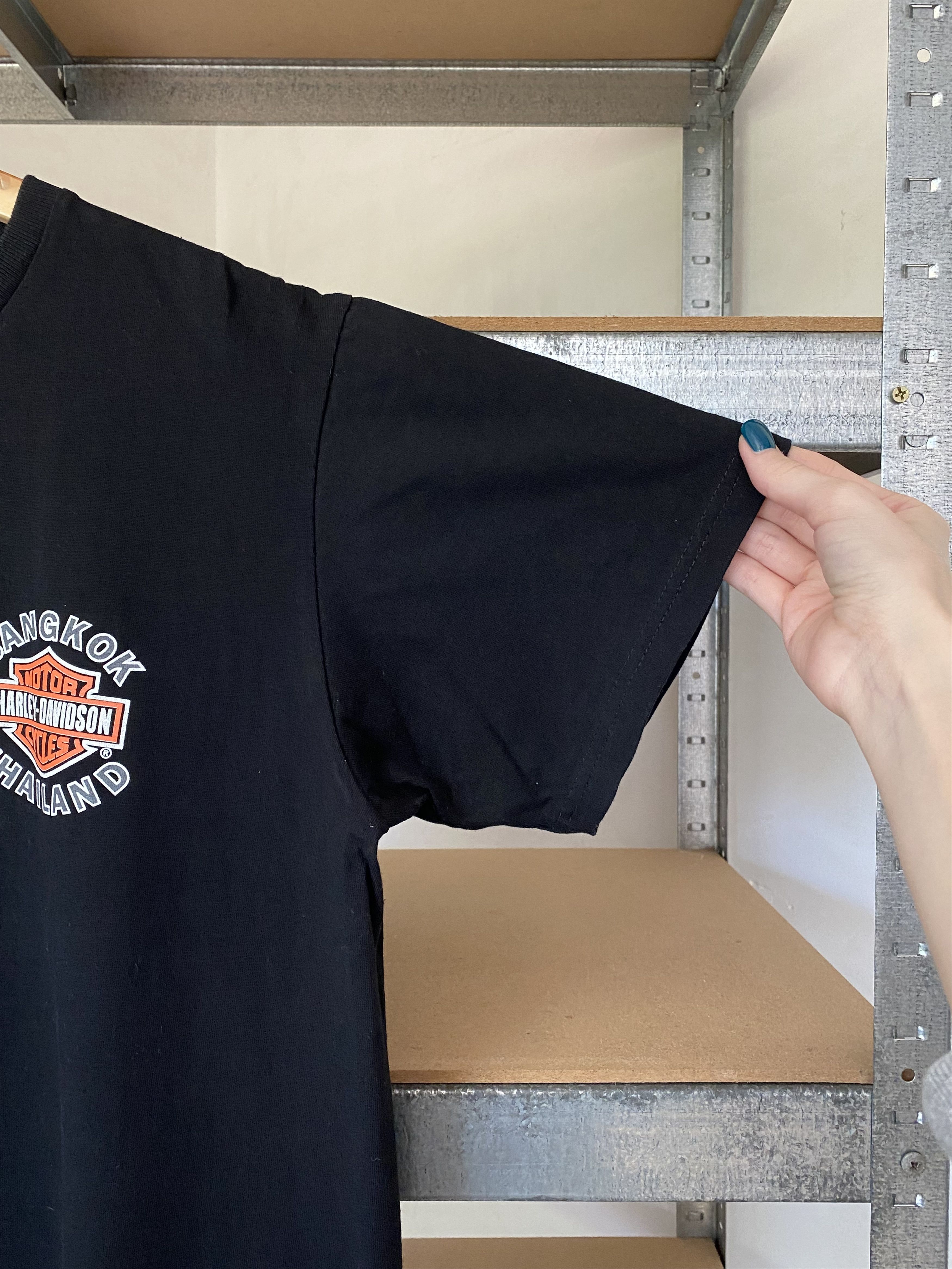 Harley Davidson Harley Davidson Bangkok Thailand Vintage Black Tee Size US L / EU 52-54 / 3 - 7 Thumbnail