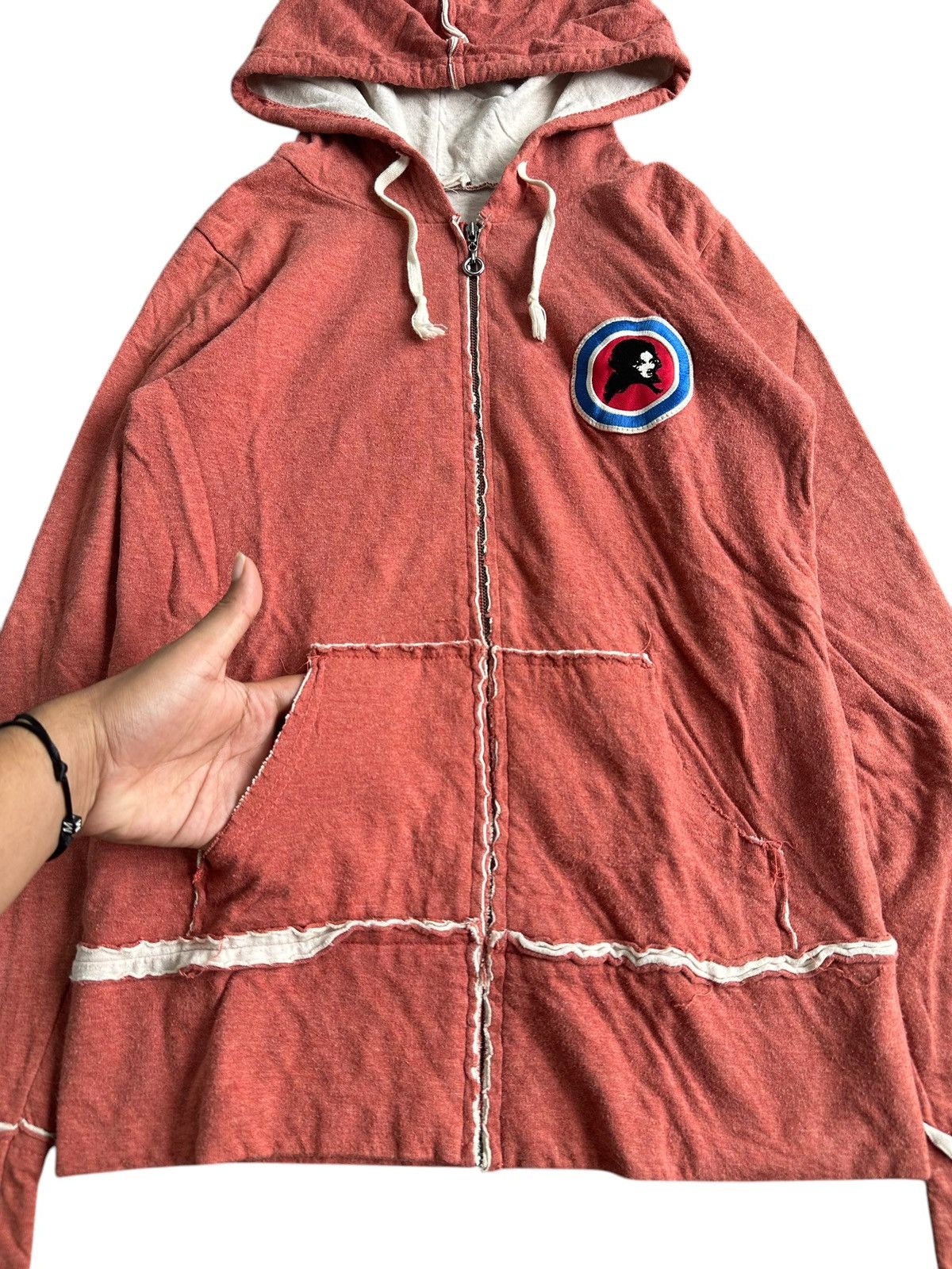 Beauty Beast DISTRESSED BY EAGLE ZIP HOODIE HYSTERIC LGB PUNK STYLE Size US XXS / EU 40 - 7 Thumbnail
