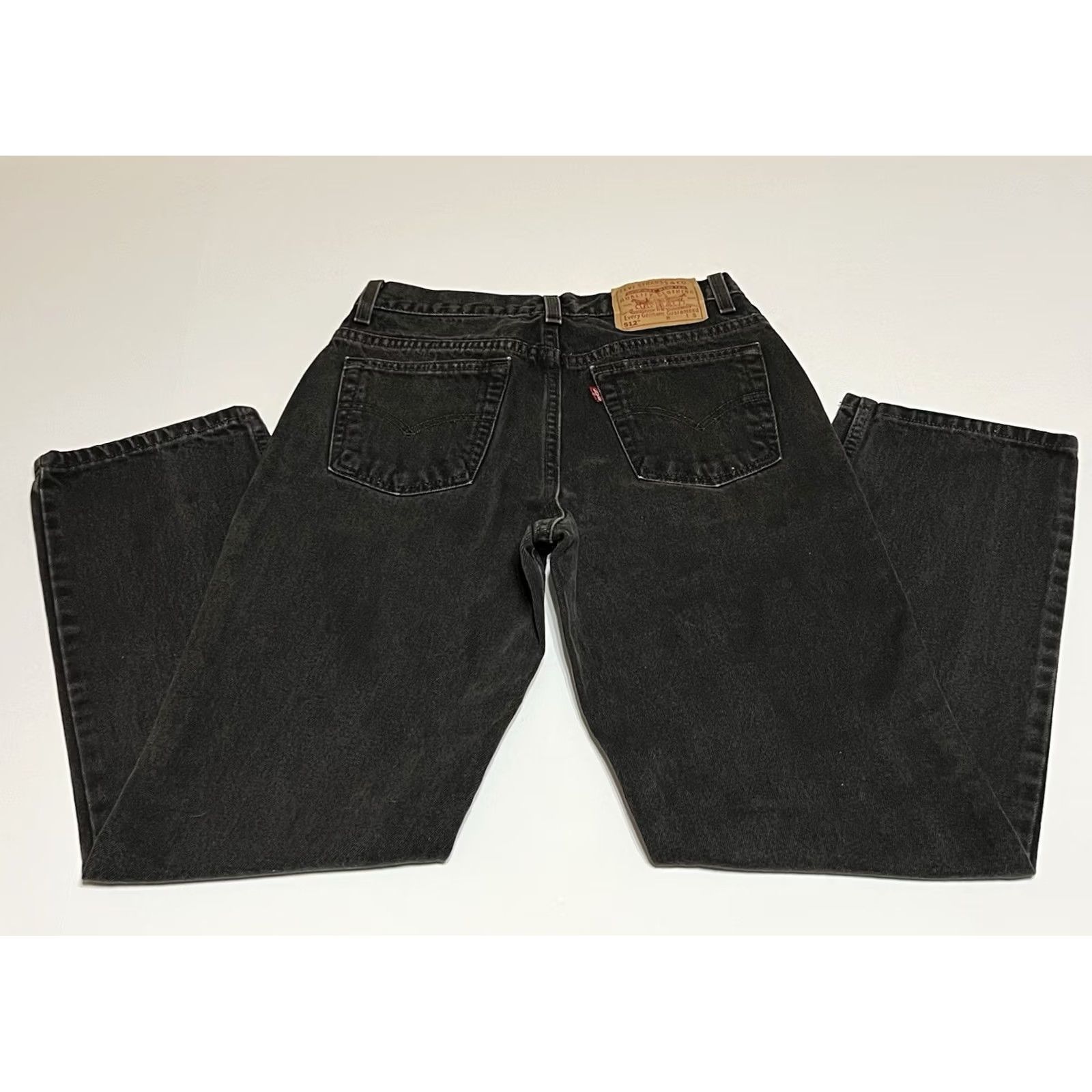 Levi's VINTAGE Levi's 512 Jeans Women 6 Reg Slim Straight Black USA 90s 28in Inseam Denim 100% Cotton Size 28" / US 6 / IT 42 - 2 Thumbnail
