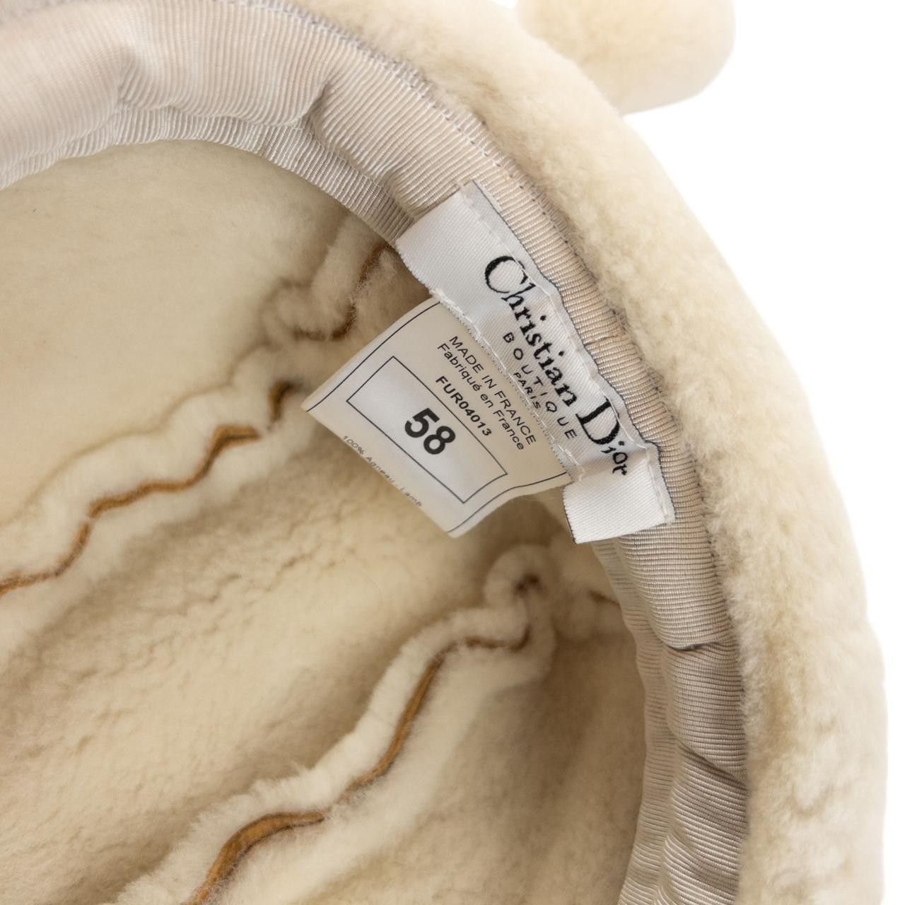 Dior Vintage Dior Sheep Skin Wool Trapper Hat Size ONE SIZE - 5 Thumbnail