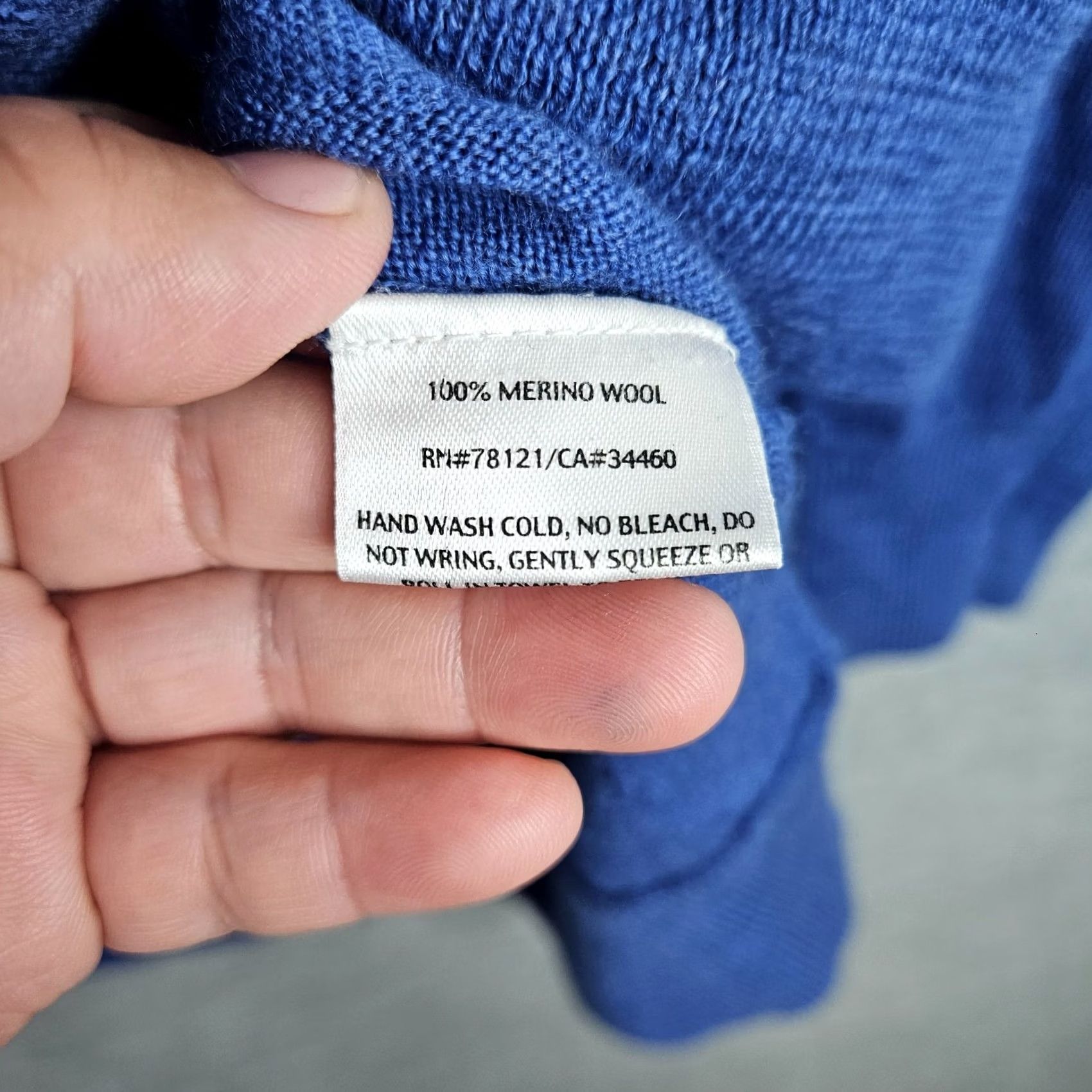 Eileen Fisher Eileen Fisher Merino Wool Sweater Pullover V-Neck 100% Lightweight All Seasons Size M Blue Womens Regular Size M / US 6-8 / IT 42-44 - 5 Thumbnail