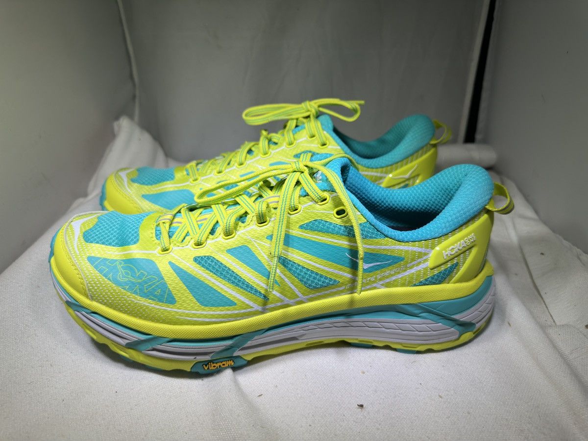 Hoka Hoka U Mafate Speed 2 Citrus/Electric Aqua Women's 10.5 Size US 10.5 / EU 43-44 - 1 Thumbnail