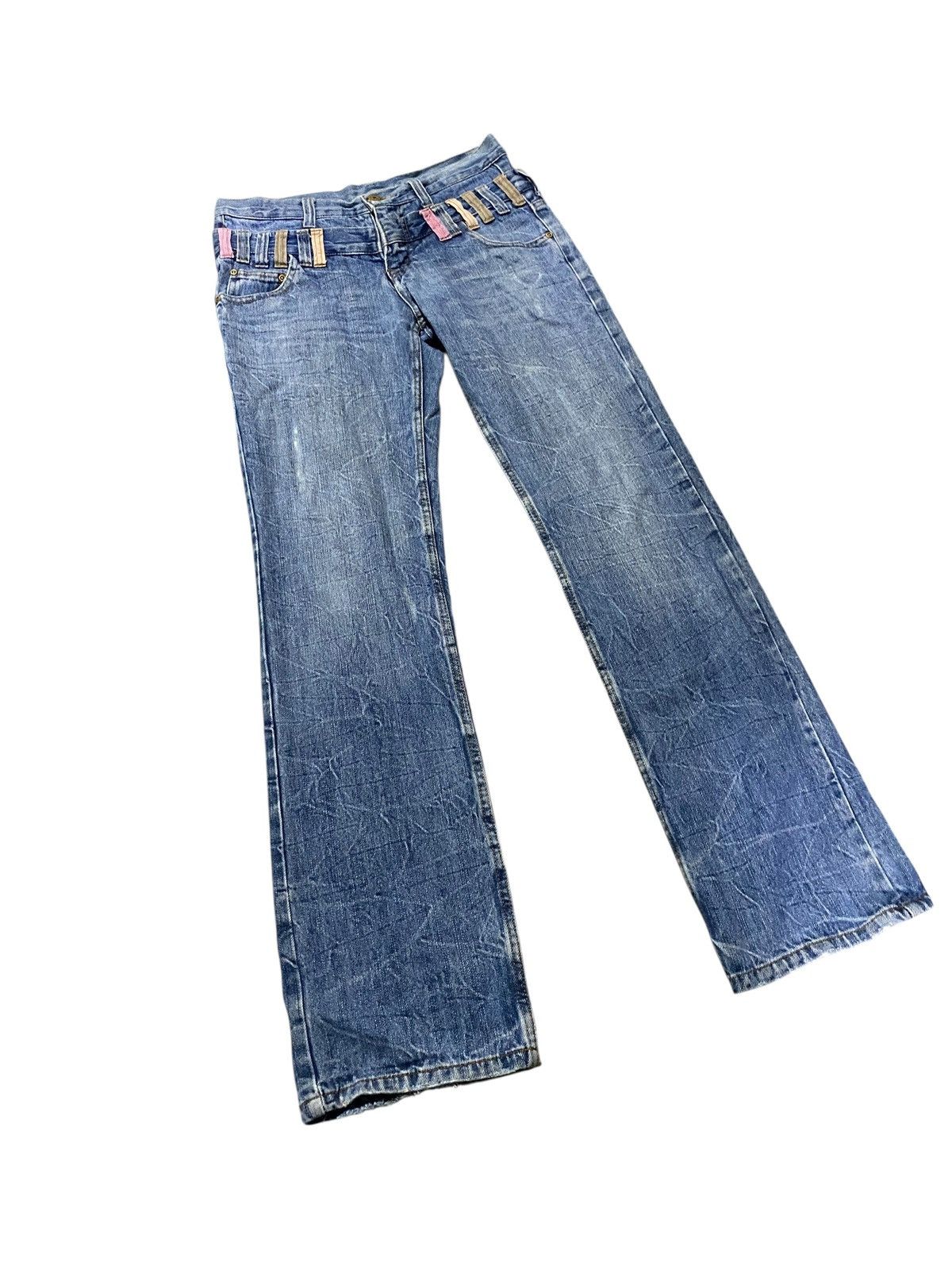 Japanese Brand Japanase brand double waist denim regular straight cut Size US 31 - 1 Thumbnail
