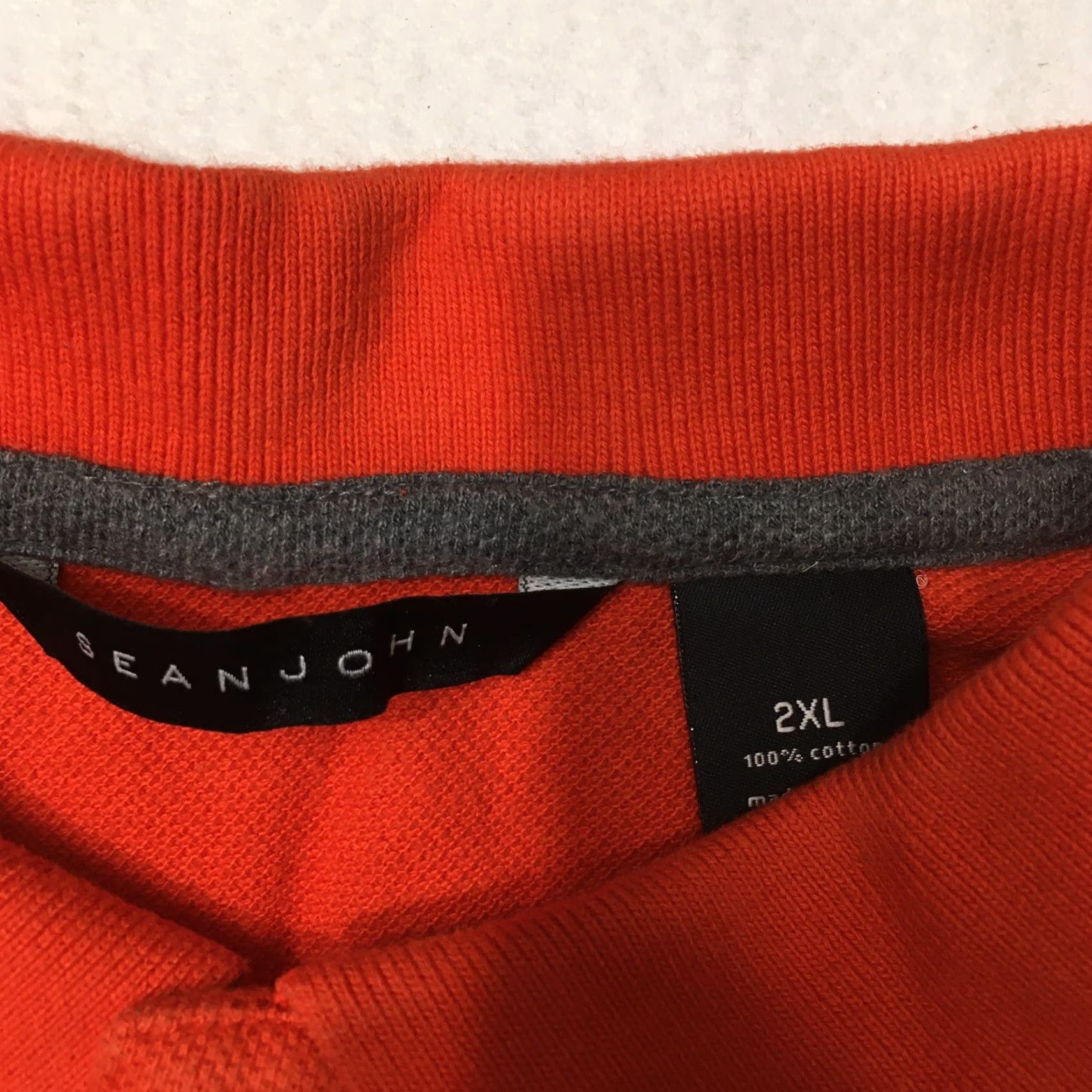 Sean John VINTAGE Sean John Polo Shirt 2XL Gray Cotton Shirt Mens Polo 2XL Vintage 90s Size US XXL / EU 58 / 5 - 3 Thumbnail