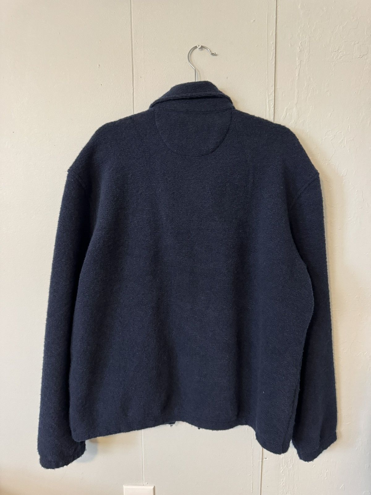 J.Crew J.Crew Wool Blend Sweater Fleece Jacket Navy Size M Size US M / EU 48-50 / 2 - 4 Thumbnail