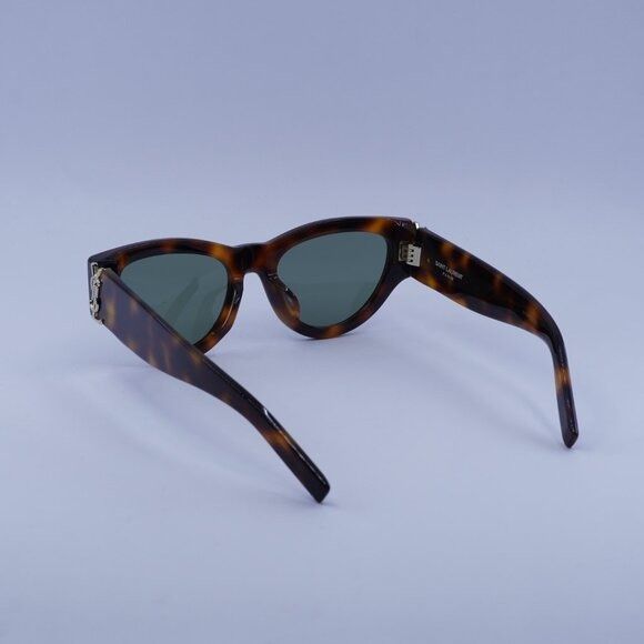 Saint Laurent Paris Saint Laurent SL M94/F 002 Sunglasses Havana Cat Eye Frame Size ONE SIZE - 6 Thumbnail