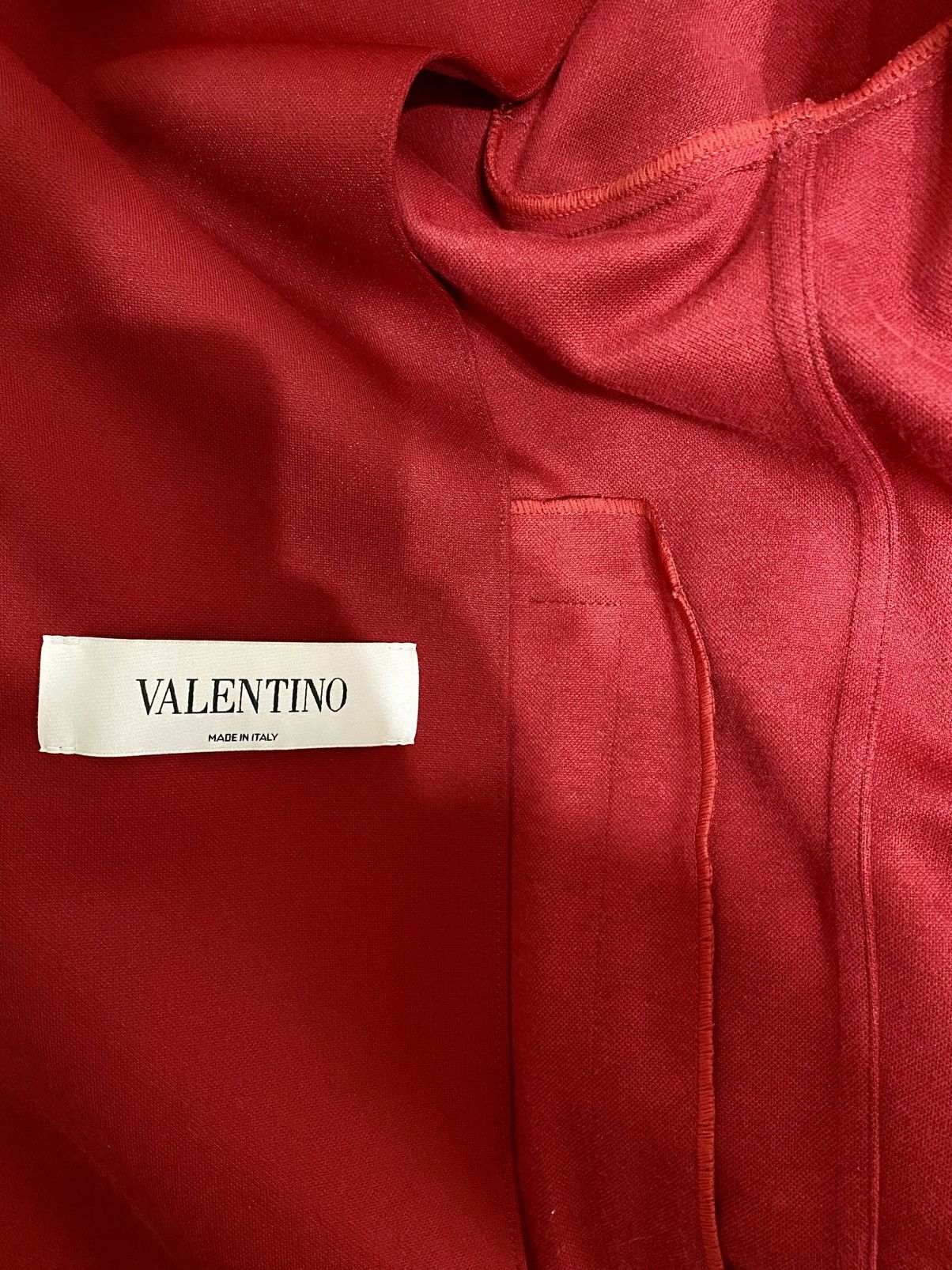 Valentino Valentino Archive Red and White Stripe Track Jacket, 48, New Size US M / EU 48-50 / 2 - 4 Thumbnail