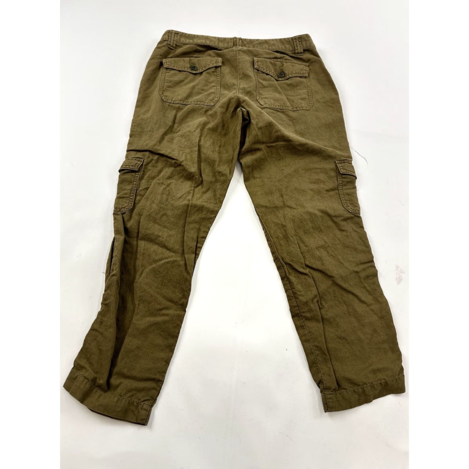 J.Crew J.Crew Women's Pants Cropped Brown Green Utility 6 Crop Size 28" / US 6 / IT 42 - 2 Thumbnail