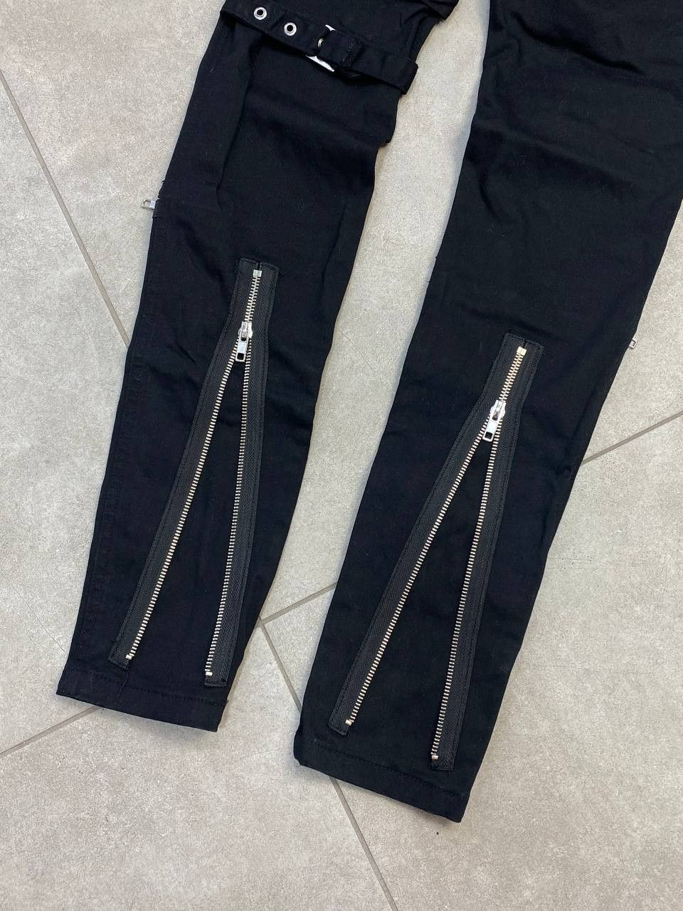 Other Gothicana by EMP Y2K Japanese Style Belted Zipper Slim Pants Size 27" / US 4 / IT 40 - 8 Thumbnail