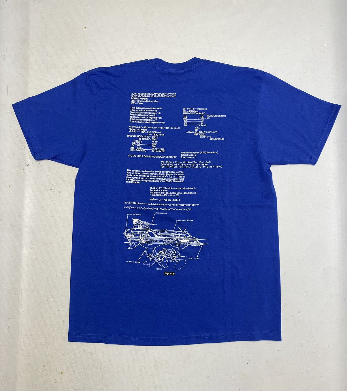 Supreme Supreme Rammellzee T-shirt, size L, blue, Size US L / EU 52-54 / 3 - 6 Thumbnail