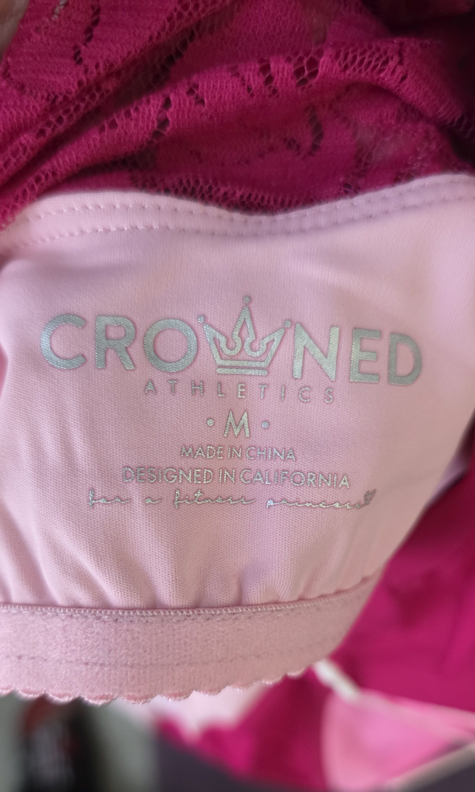 Other NWT Crowned Athletics Enchanted Rose Athletic Top Pink M Size M / US 6-8 / IT 42-44 - 3 Thumbnail