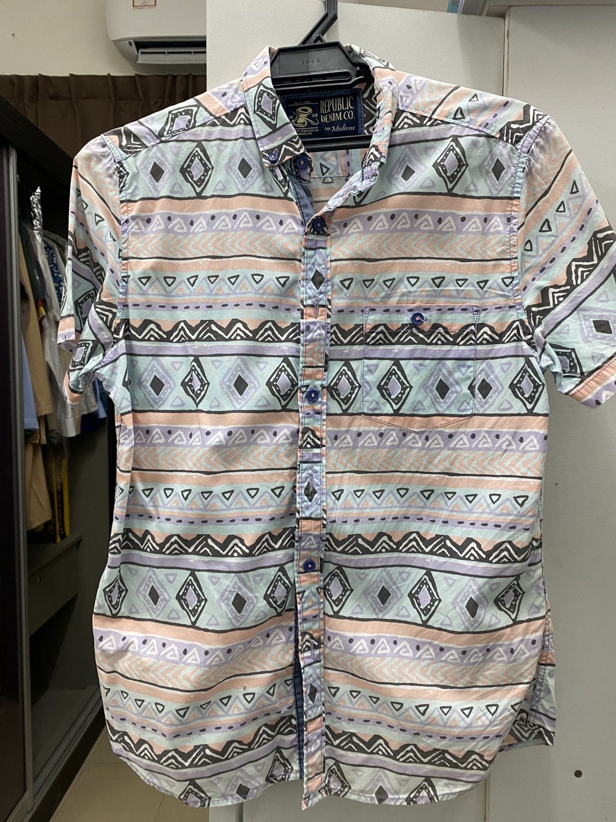 Vintage Republic Denim Co. shirt 2008 Size US M / EU 48-50 / 2 - 1 Thumbnail