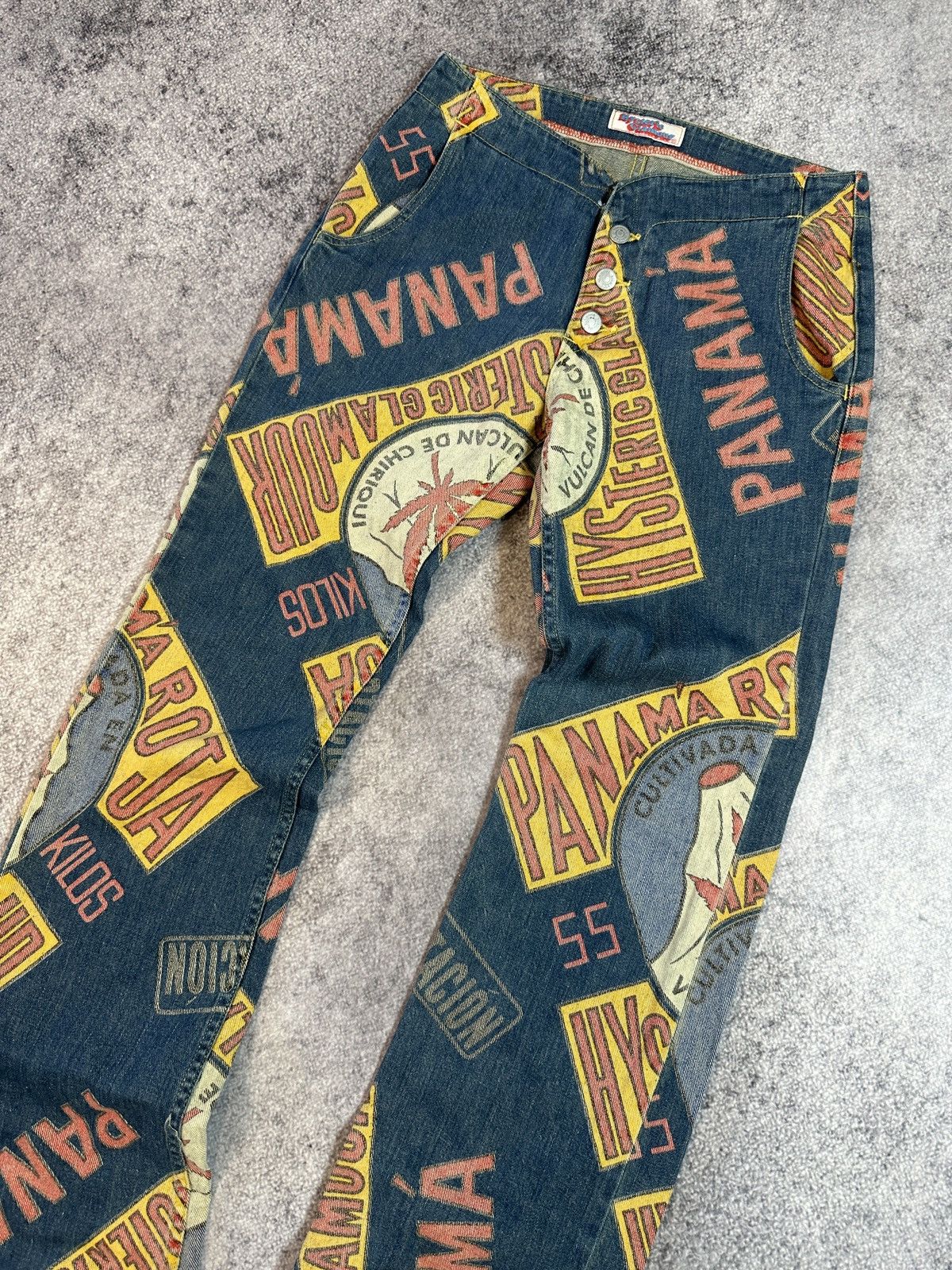 Hysteric Glamour × Japanese Brand Hysteric Glamour Panama Jeans Japanese Brand Rare Items Sexy Size 27" / US 4 / IT 40 - 3 Thumbnail
