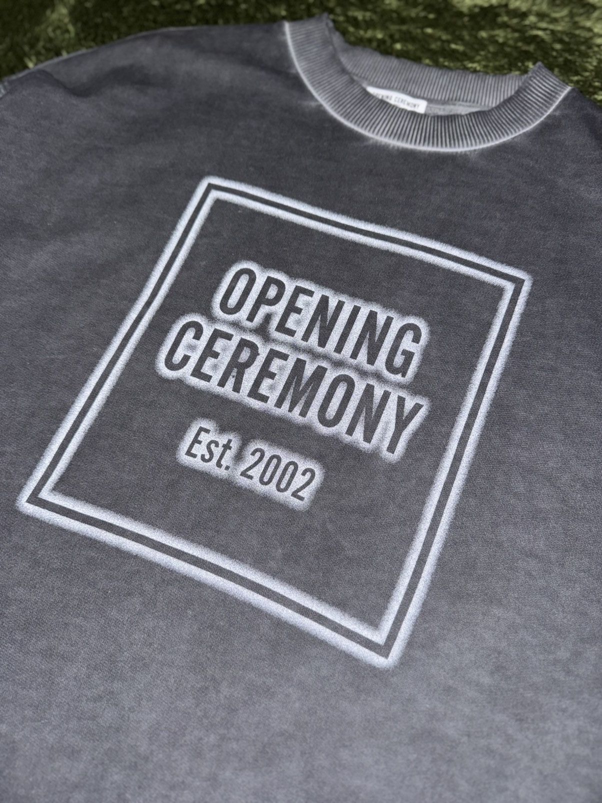 Opening Ceremony [M] Opening Ceremony Box Logo Pigment-Dyed Sweatshirt Size US M / EU 48-50 / 2 - 2 Thumbnail