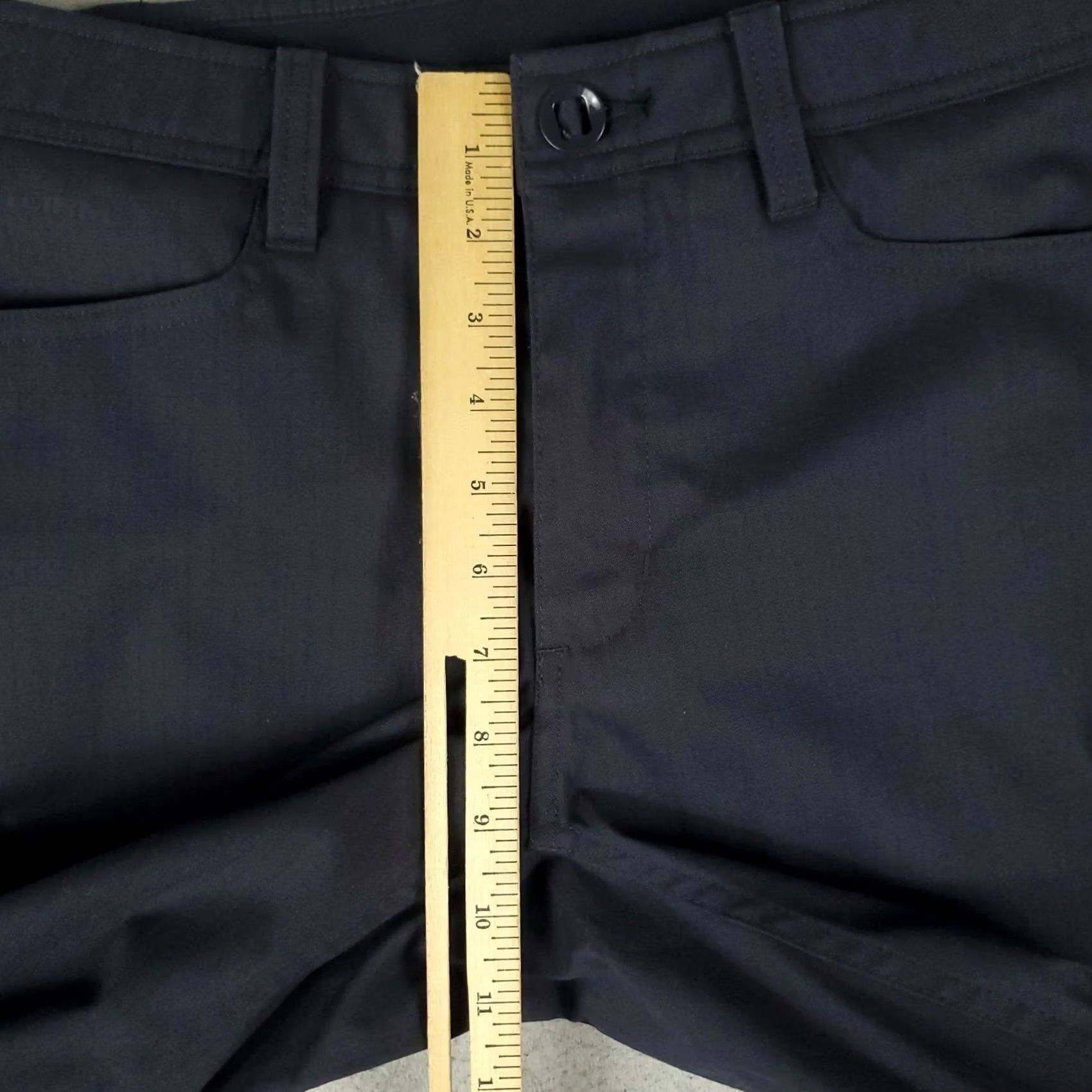 Under Armour Under Armour Pants Mens 30x34 Chino Flat Front 5 Pocket Gray Blue Workwear Casual Dress Trousers Regular Rise Mid Size US 30 / EU 46 - 4 Thumbnail