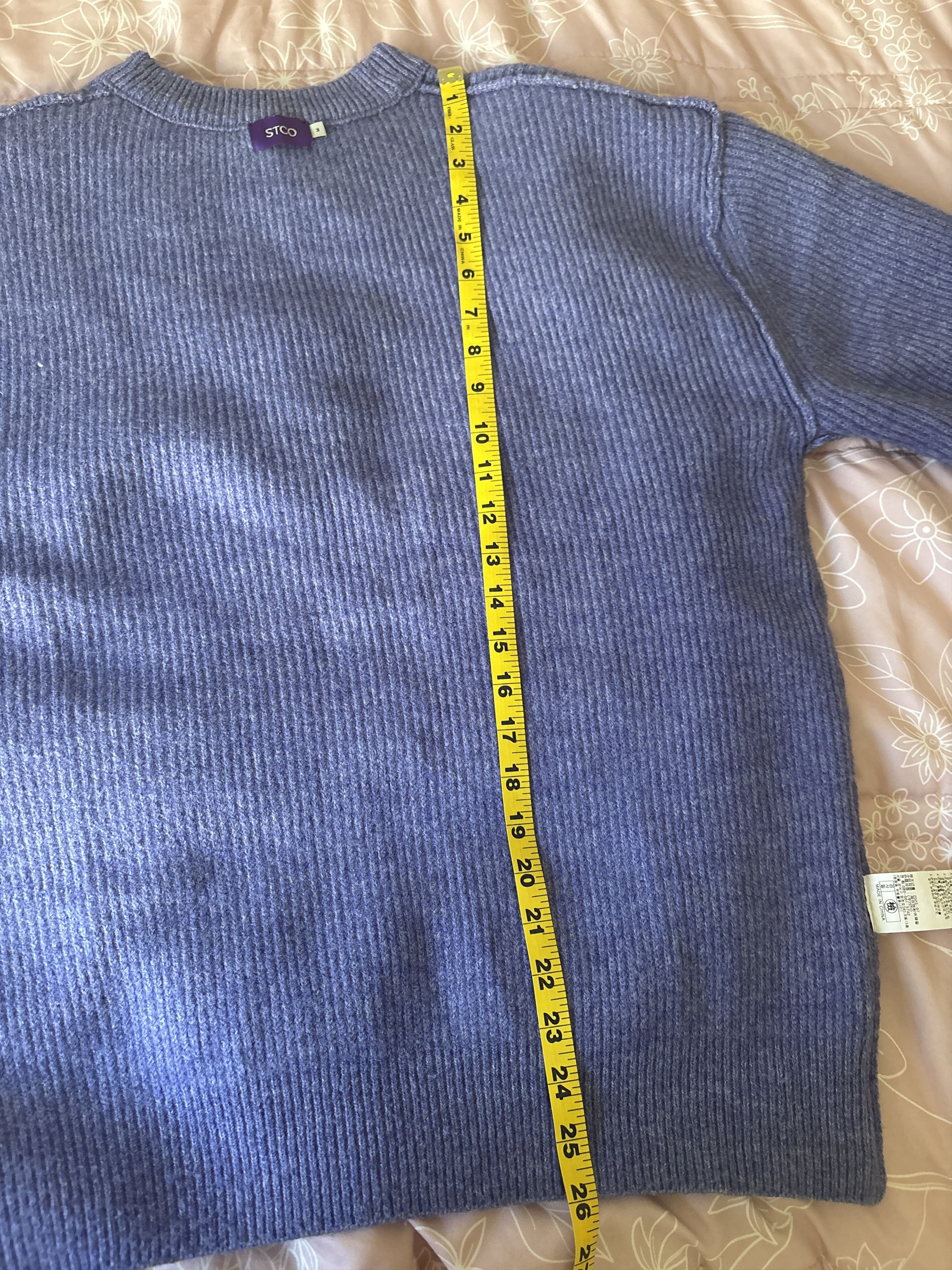 Other STCO Knit Sweater Purple Men Women Unisex Korean StyleCasual Size US M / EU 48-50 / 2 - 4 Thumbnail