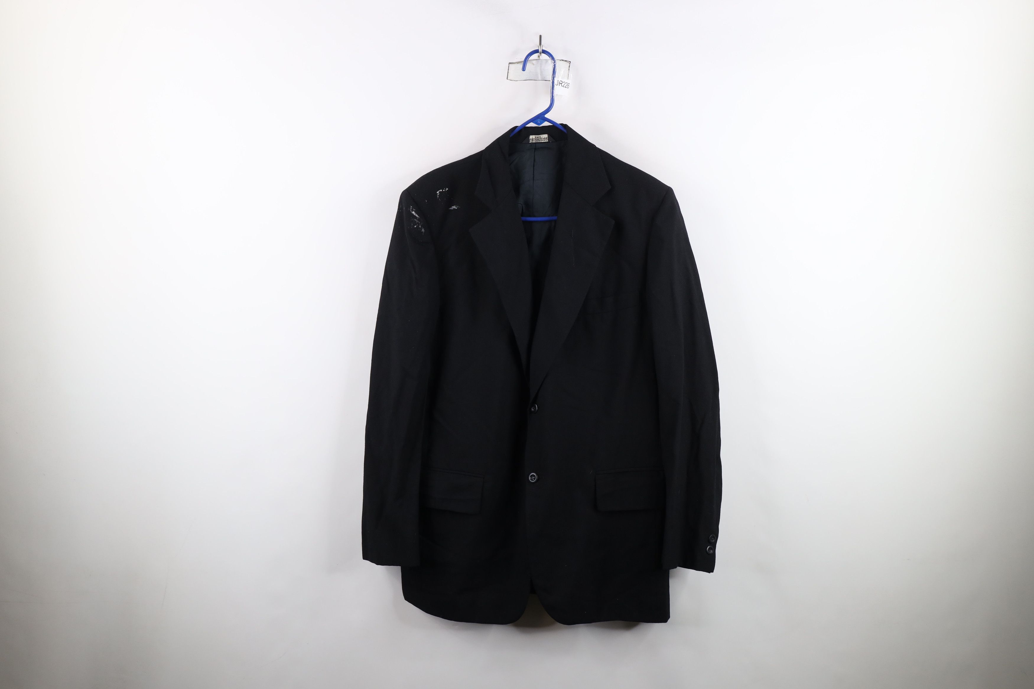 Vintage Vintage 70s Streetwear Suit Jacket Sport Coat Black USA Size US XXL / EU 58 / 5 - 1 Thumbnail