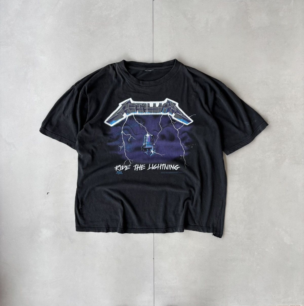 1994 Vintage Metallica Ride The Lightning T Shirt