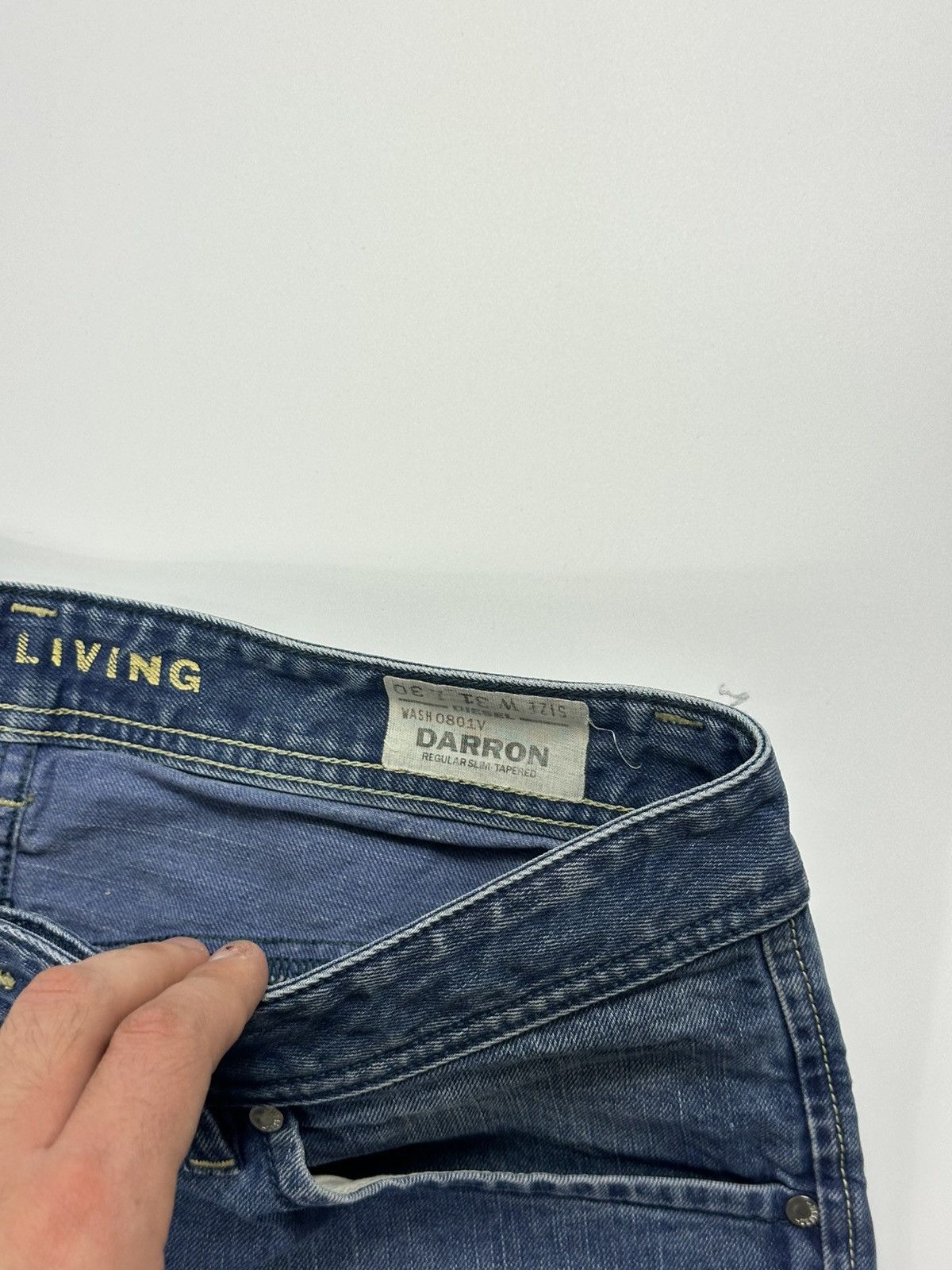 Diesel Diesel Daron Denim Jeans 31x30 Size US 31 - 16 Thumbnail