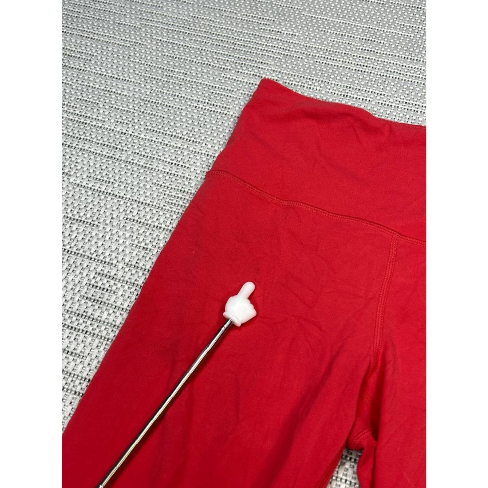 Athleta Athleta Leggings Shirt Womens Small Red Athleisure Yoga Elation Cropped Stretch Nylon Spandex Size 28" / US 6 / IT 42 - 7 Thumbnail