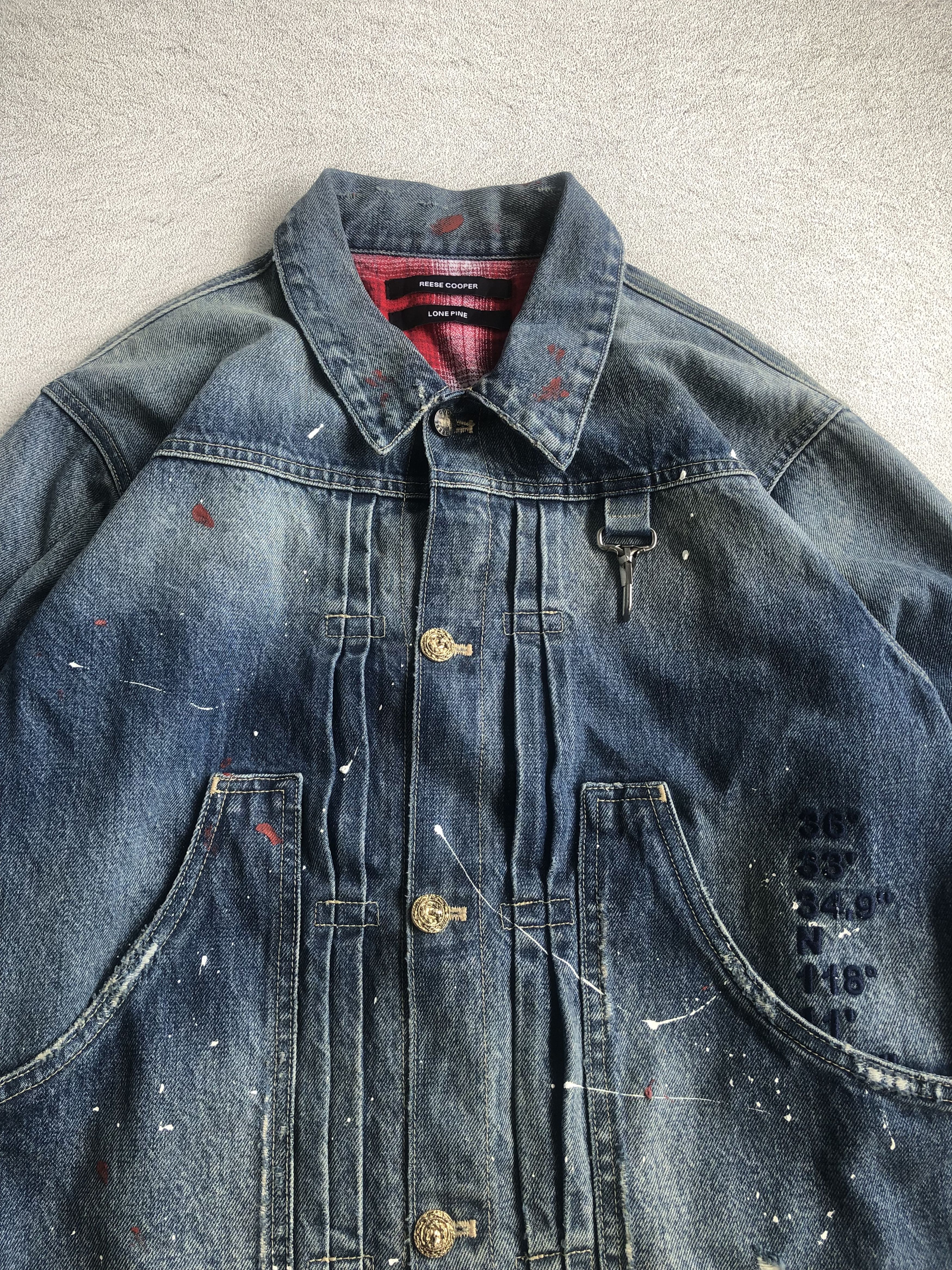 Reese Cooper Rare 🔥 AW2018 Reese Cooper Painter Denim Jacket Size US L / EU 52-54 / 3 - 14 Thumbnail