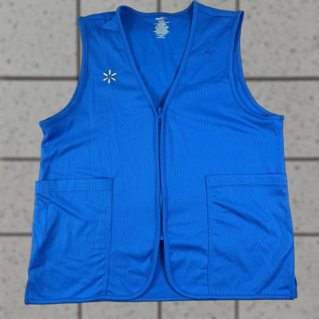 Walmart Women’s Walmart Employee Vest Uniform Blue Size Medium Size M / US 6-8 / IT 42-44 - 1 Thumbnail