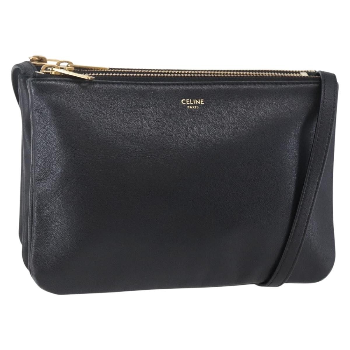 Celine Celine Trio Crossbody Bag Leather Size ONE SIZE - 1 Thumbnail