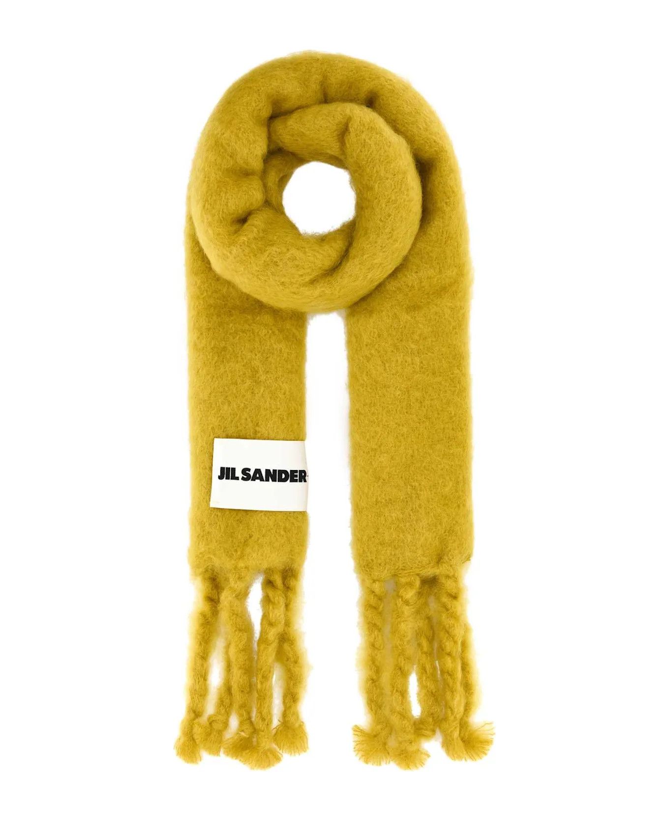 Jil Sander o1y0925 Size : OS / Scarf in Yellow Size ONE SIZE - 1 Thumbnail