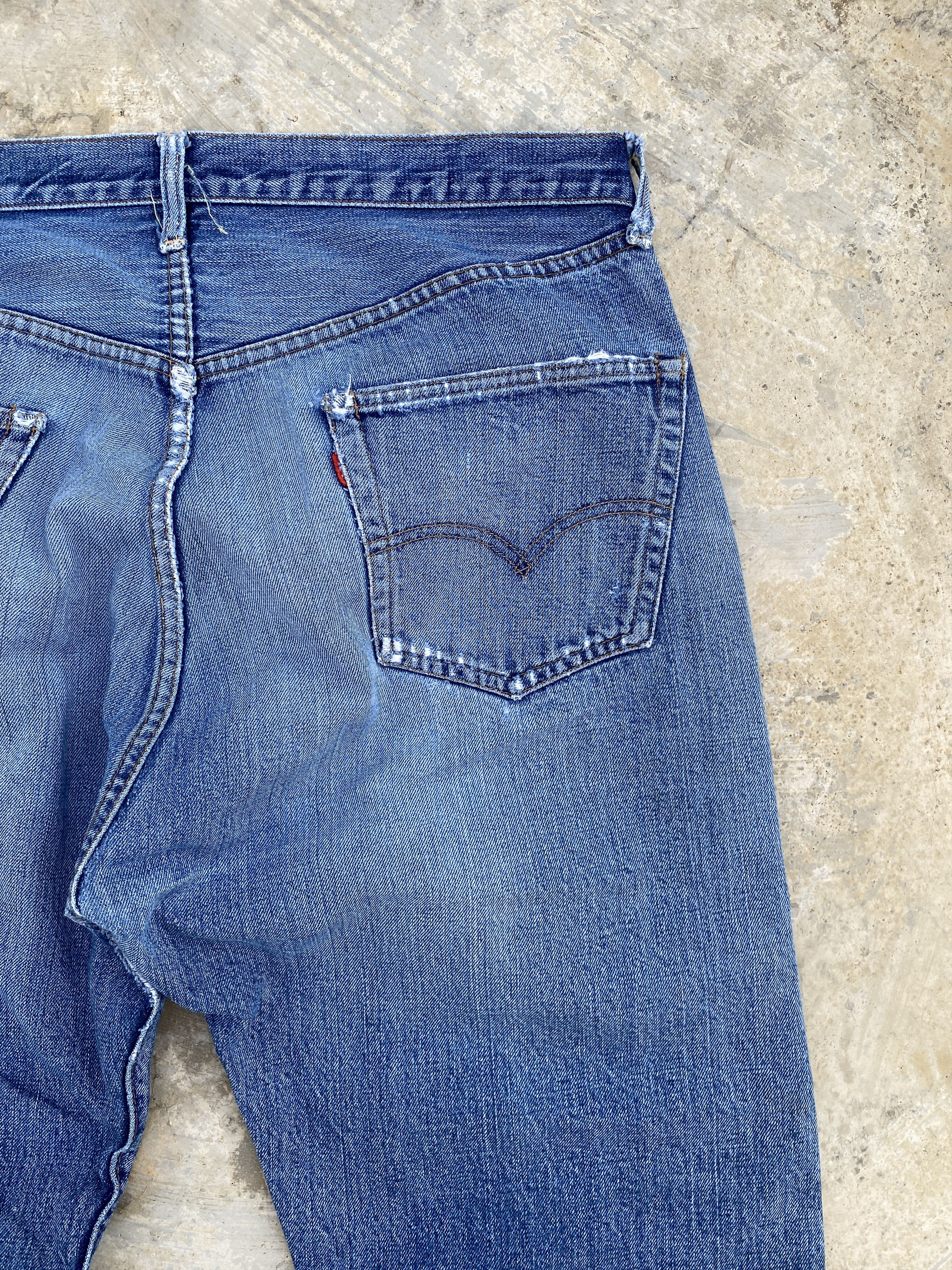 Levi's Vintage 70s Levis 501 Big E #2 Redline Selvedge Jeans Size US 36 / EU 52 - 7 Thumbnail