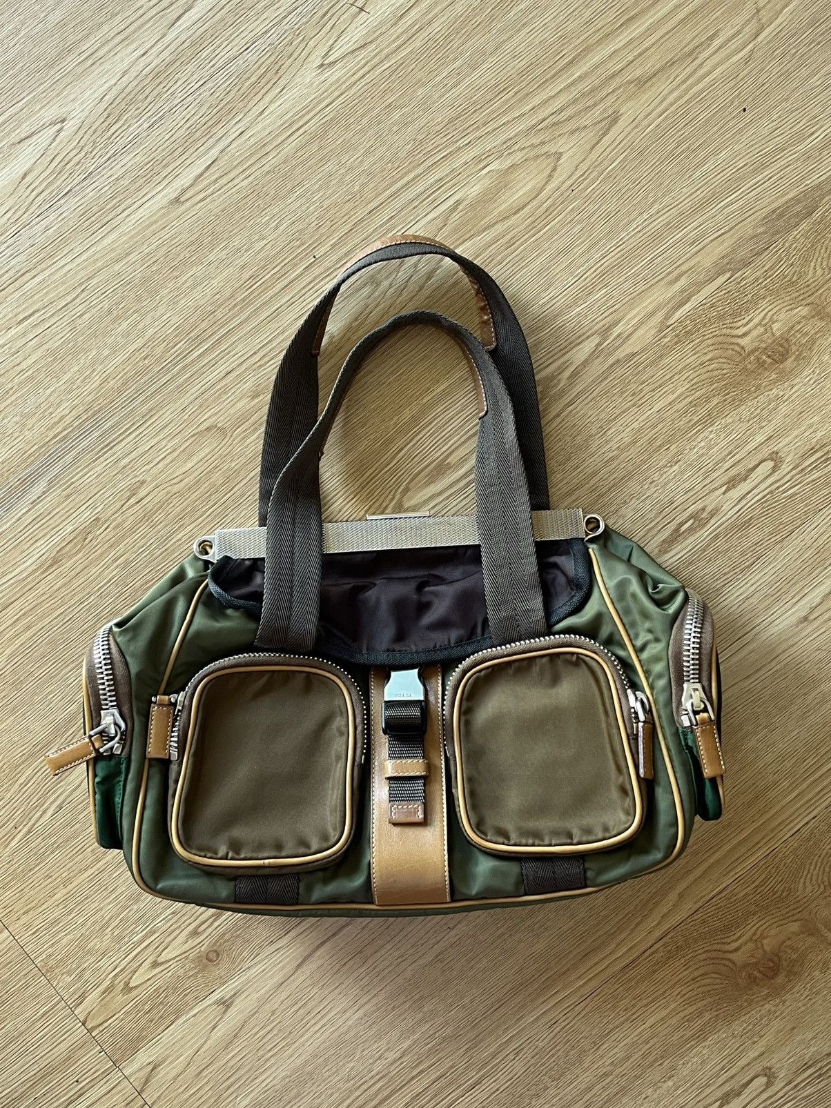 Prada Prada SS04 Runway Tessuto Active Frame Bag Size ONE SIZE - 1 Thumbnail