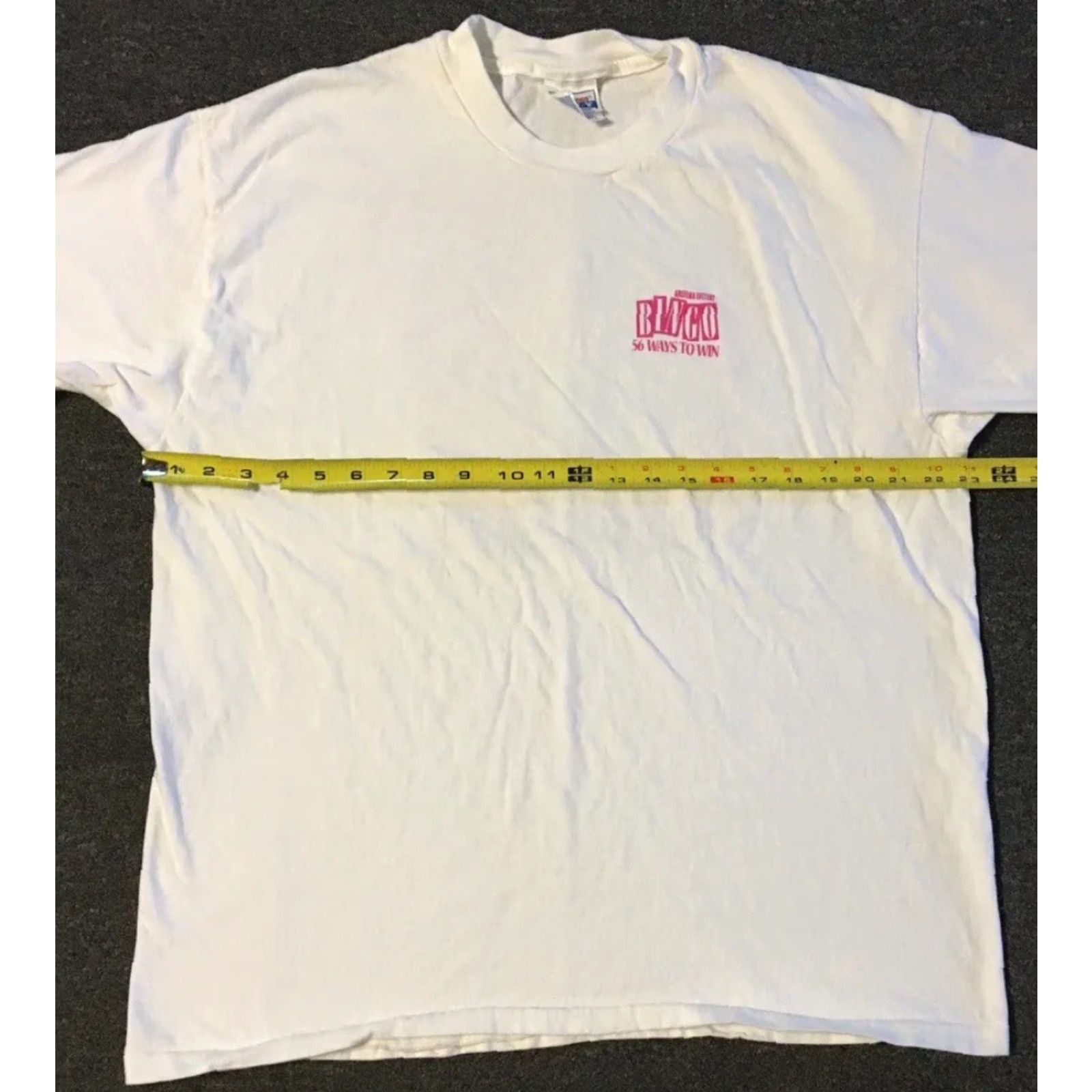Vintage VINTAGE Arizona Lottery Bingo Scratcher Shirt XL White USA Money Gambling Funny Grunge 90s Size US XL / EU 56 / 4 - 7 Thumbnail