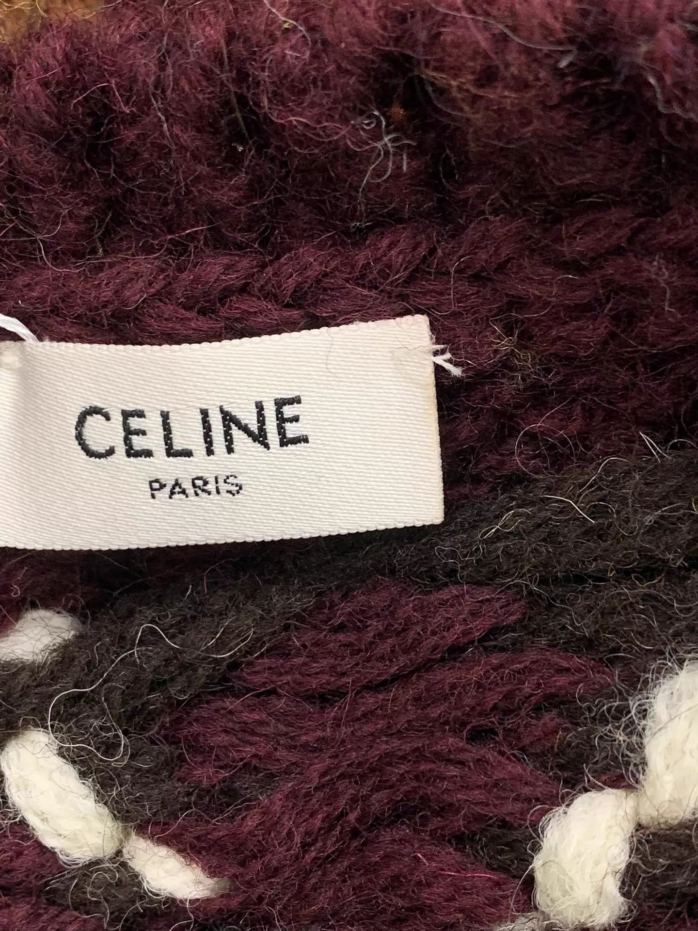 Celine Celine Fair Isle Color Print Sweater M Near New Size M / US 6-8 / IT 42-44 - 4 Thumbnail