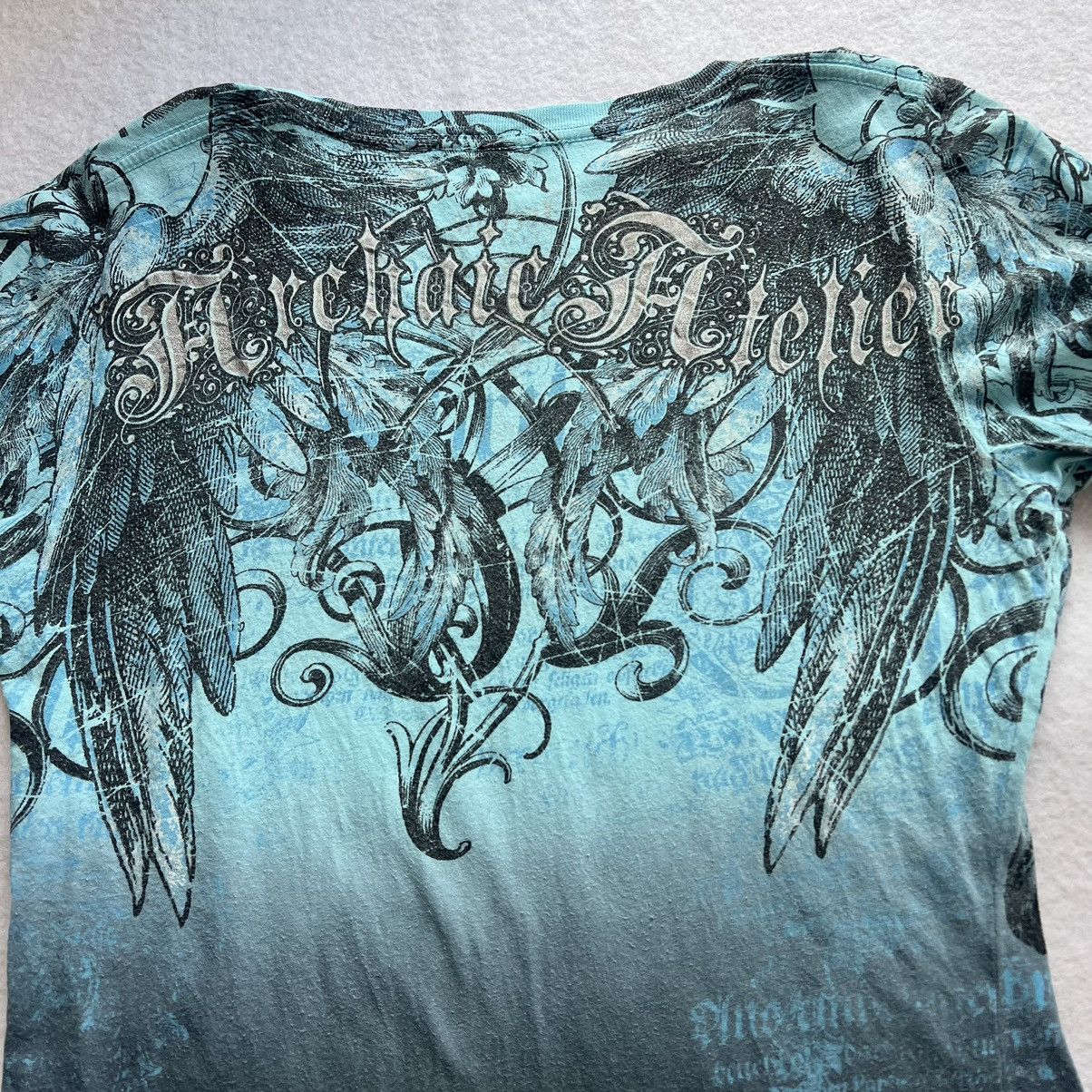 Affliction Affliction Archair Printed T-Shirt Size M / US 6-8 / IT 42-44 - 5 Thumbnail