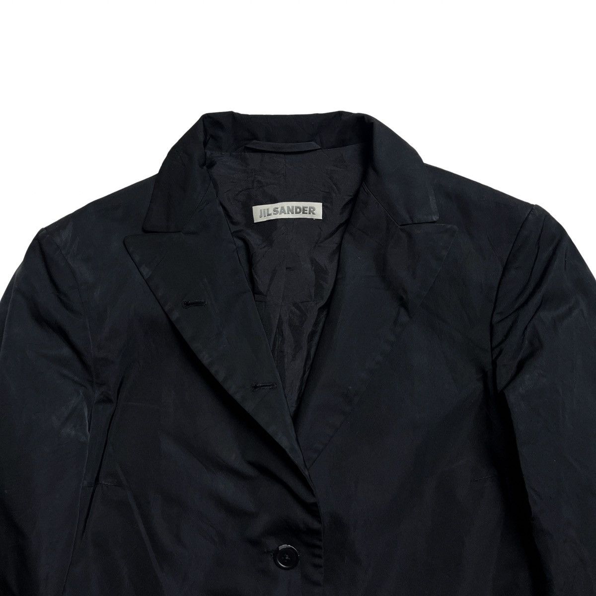 Jil Sander × Vintage Jil Sander vintage black blazer jacket Size XS / US 0-2 / IT 36-38 - 2 Thumbnail