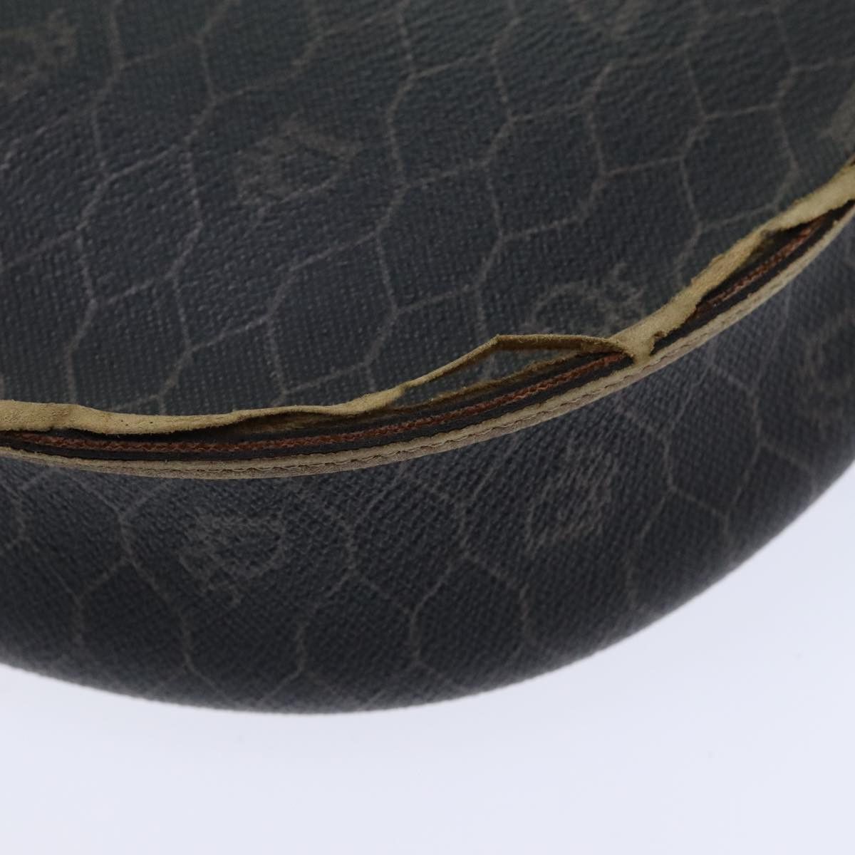 Dior DIOR Honeycomb Canvas Shoulder Bag Leather Black Gold Size ONE SIZE - 9 Thumbnail