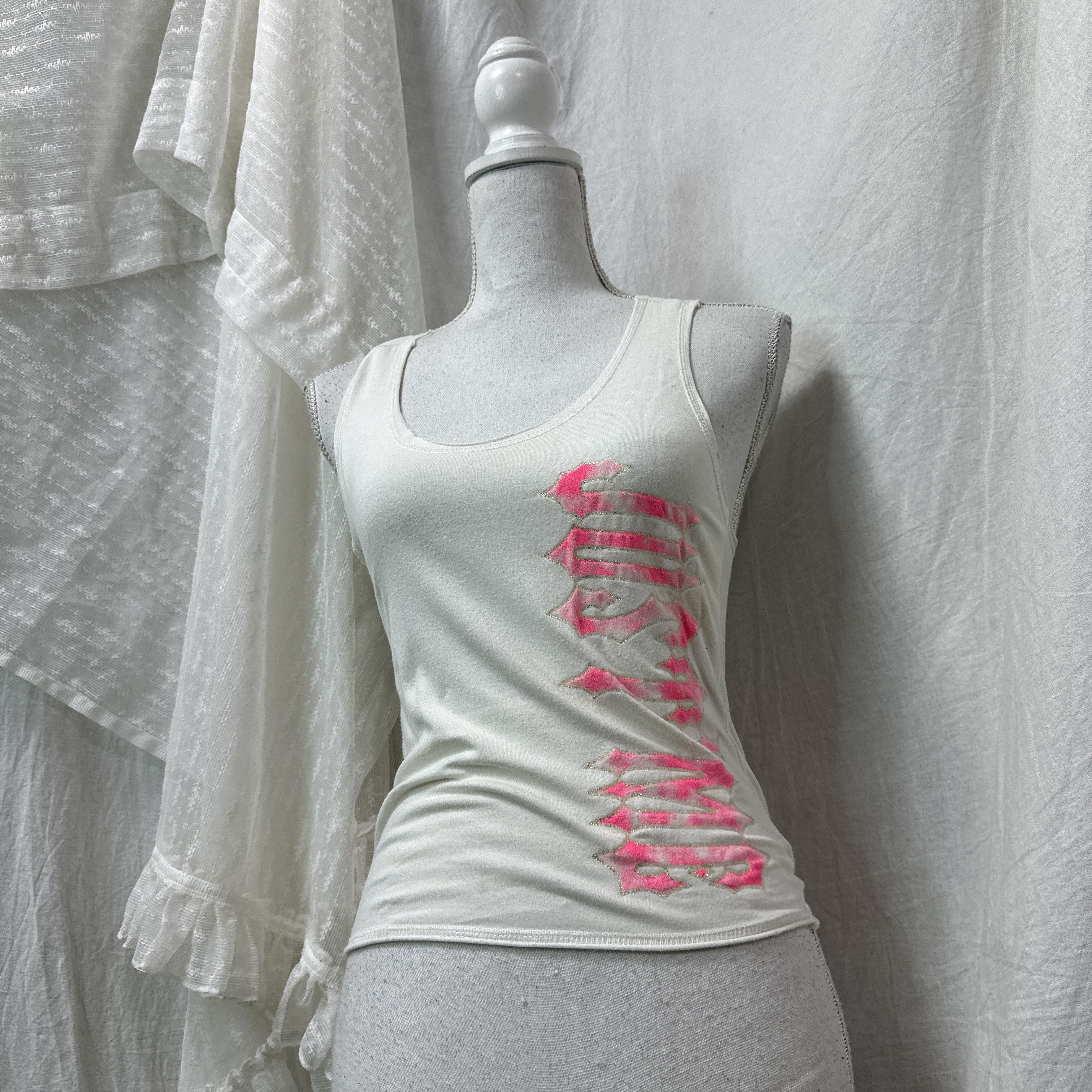 Vintage Vintage Streetwear Printed Tribal Tank Top Y2K Size S / US 4 / IT 40 - 1 Thumbnail