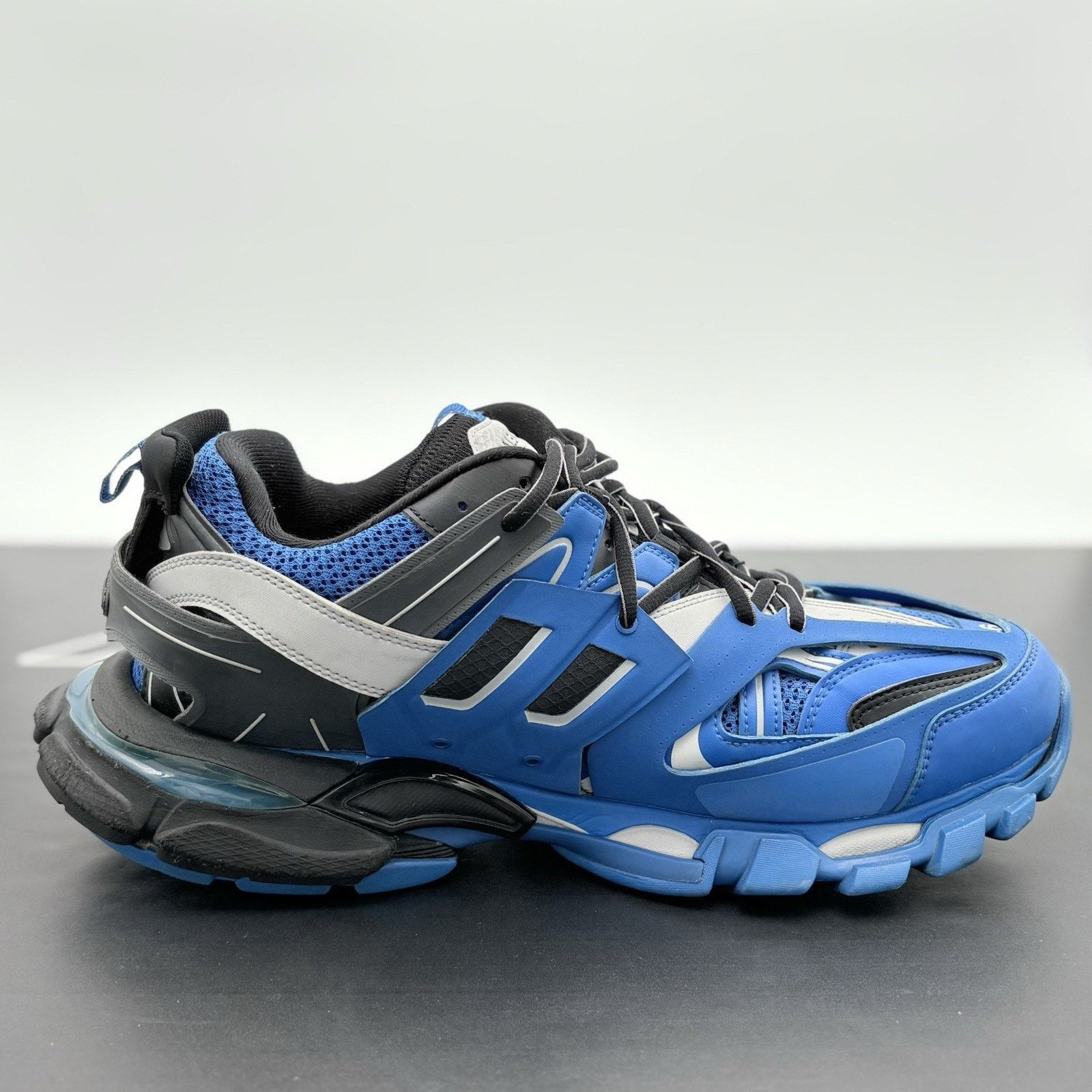 Balenciaga Balenciaga Track Sneaker ' Blue Black ' | SUPER CLEAN! Size US 13 / EU 46 - 10 Thumbnail