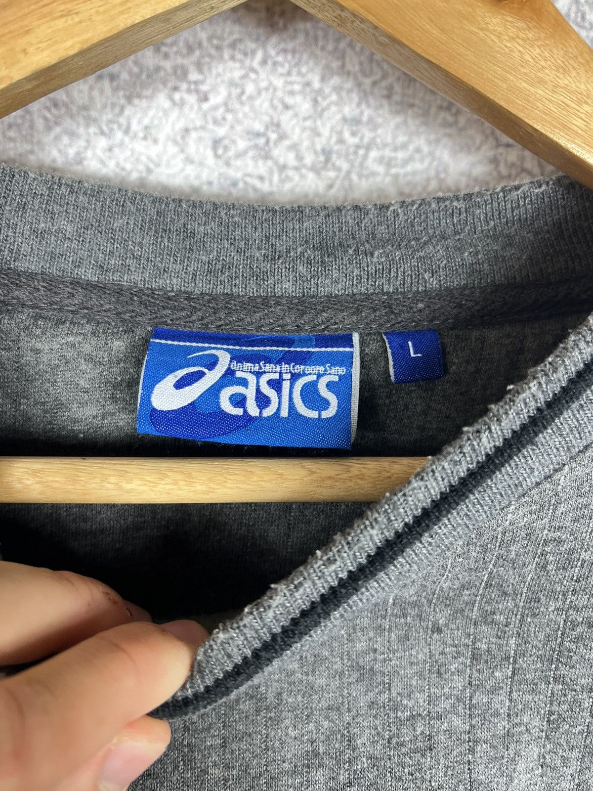Asics Vintage 90s Asics Crewneck Sweatshirt Y2K Size US L / EU 52-54 / 3 - 4 Thumbnail