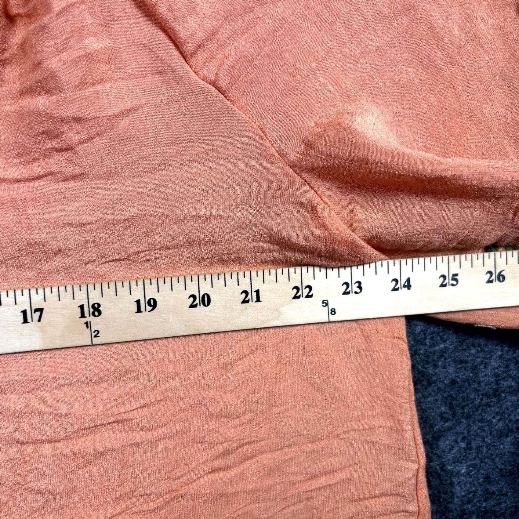 Vintage NYCC Cropped Top Women's 1X Orange Rayon Embroidered Peasant Balloon Sleeve Size XL / US 12-14 / IT 48-50 - 2 Thumbnail