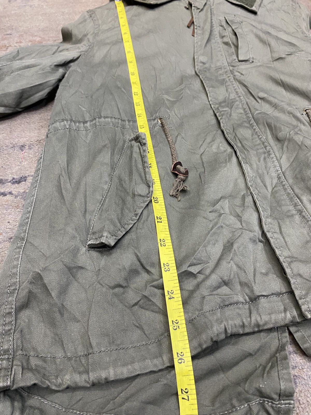 Other Olive green parka jacket with a furry hood Size US L / EU 52-54 / 3 - 10 Thumbnail