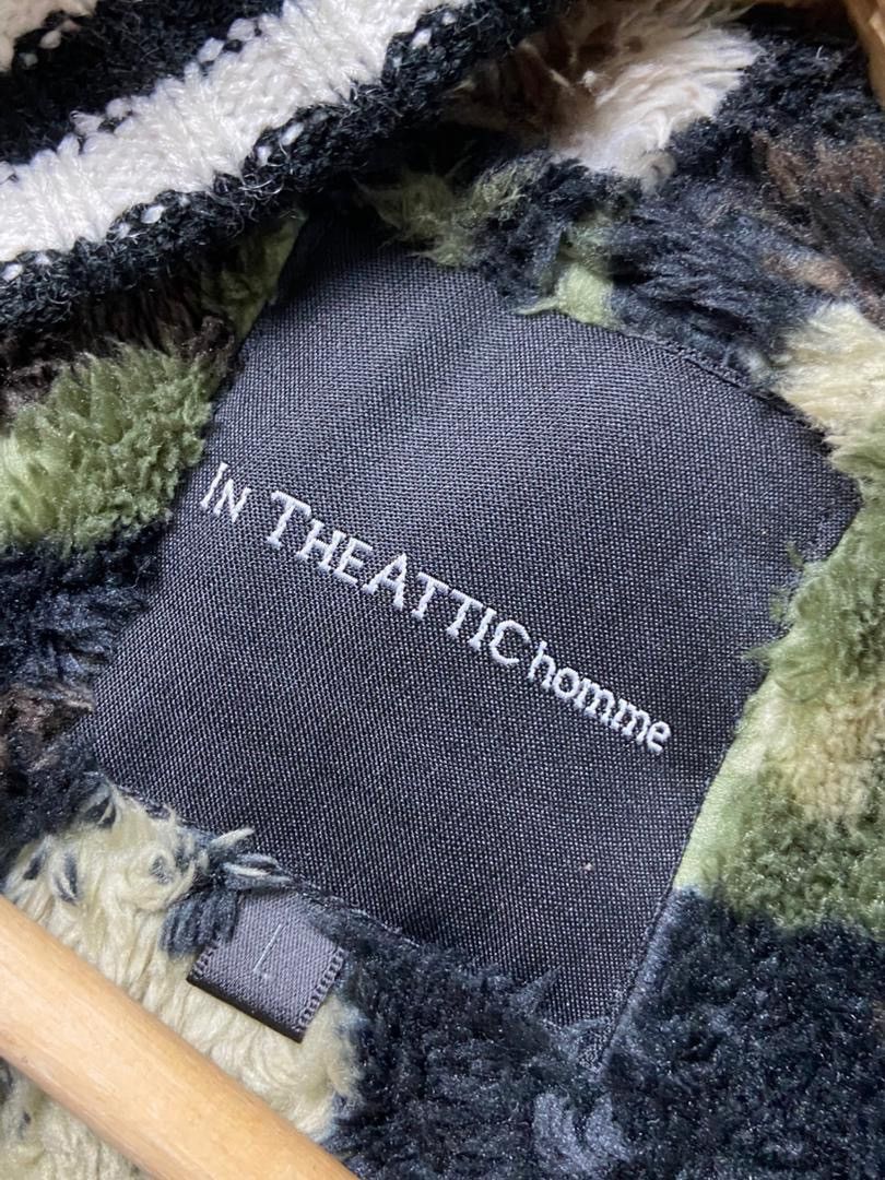 In The Attic In The Attic Homme Knitted Varsity Style Jacket (189) Size US L / EU 52-54 / 3 - 3 Thumbnail