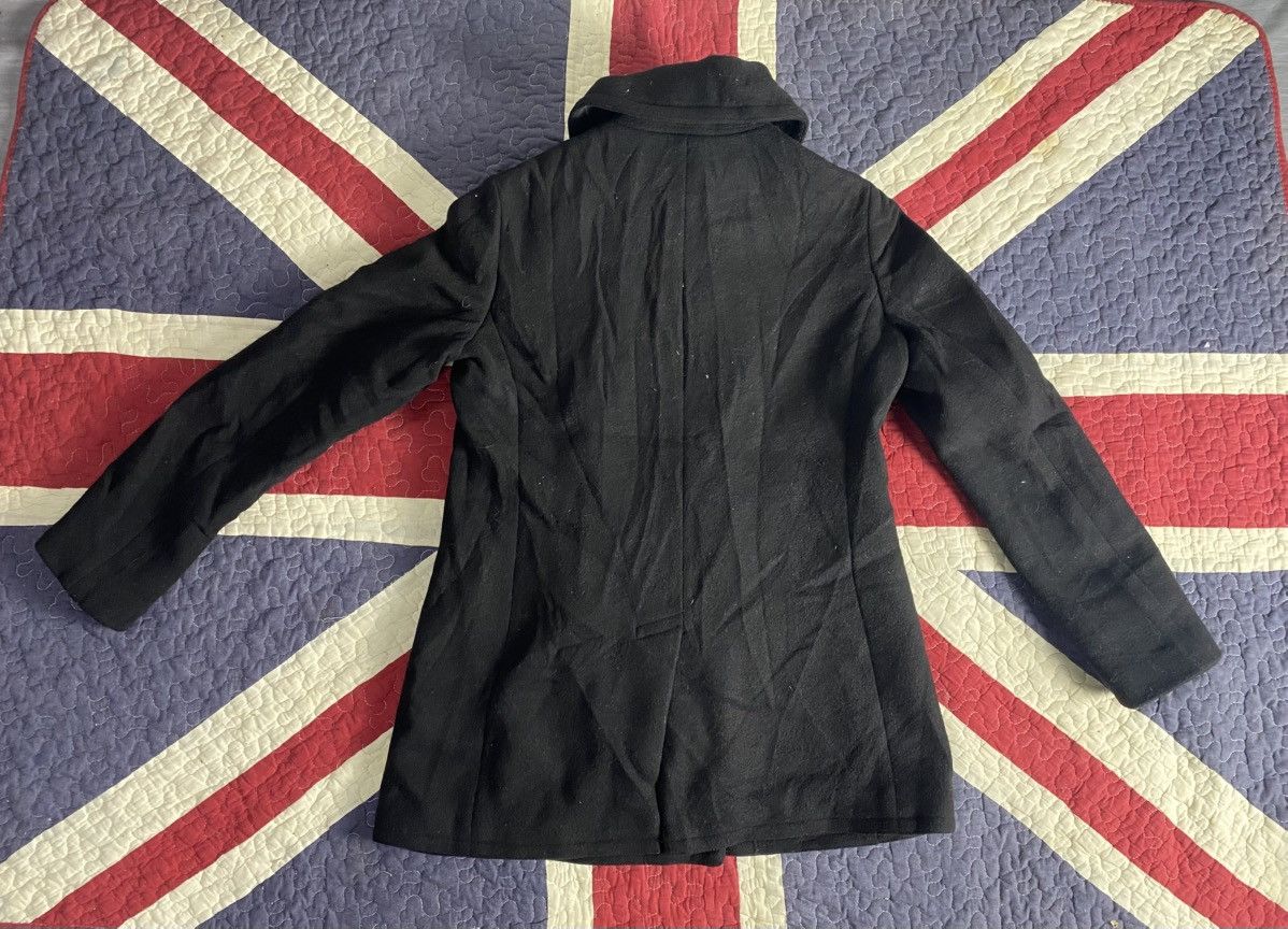 Maison Margiela × Polo Ralph Lauren × Ralph Lauren PeaCoats Ralph Lauren Double Button Black Plain Women's Size 36S - 2 Thumbnail