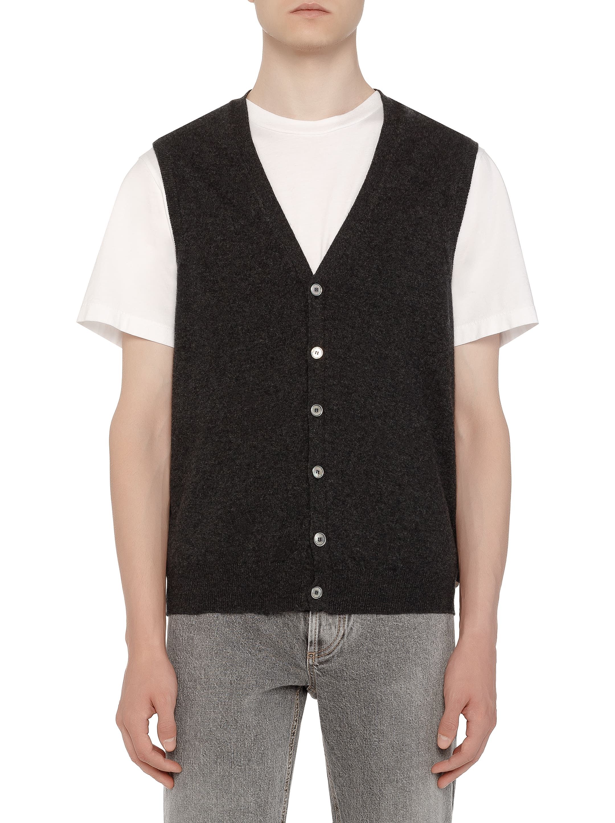 Men's cashmere vest Fedeli