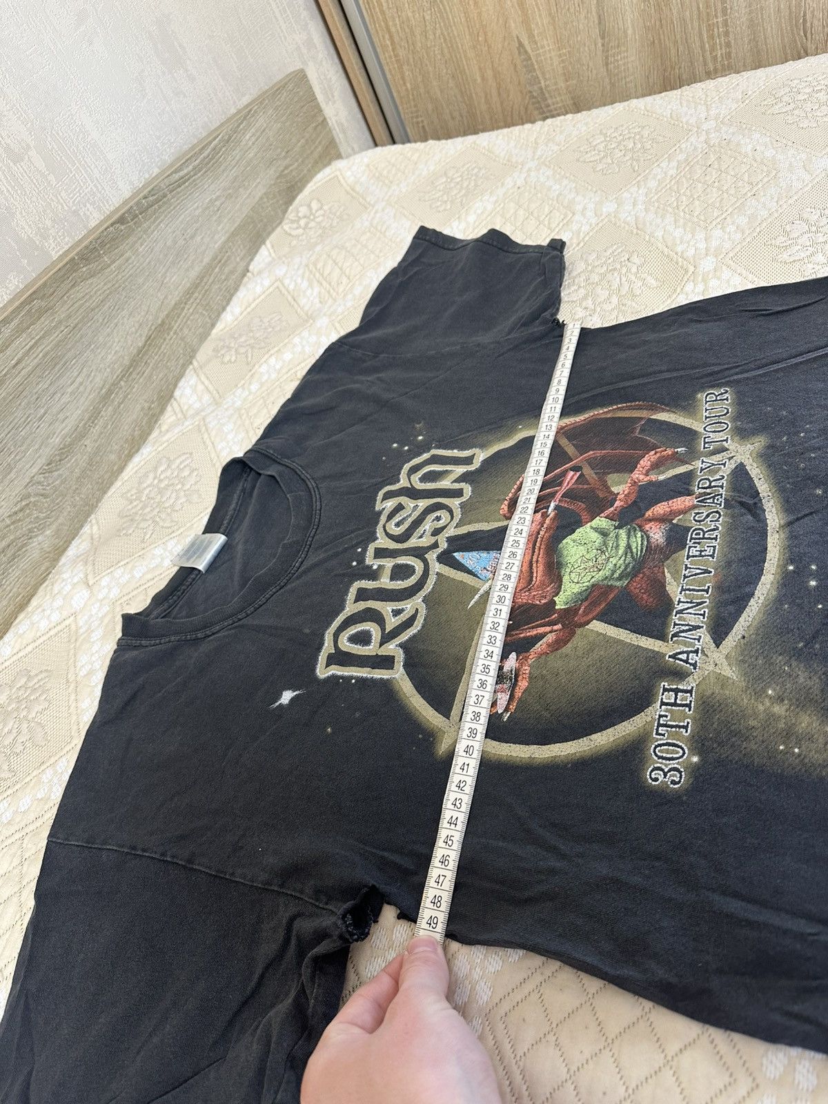 Band Tees 🔥 Rush 2004 Tour Vintage Band Tee Rock Distressed Shirt Size US M / EU 48-50 / 2 - 12 Thumbnail