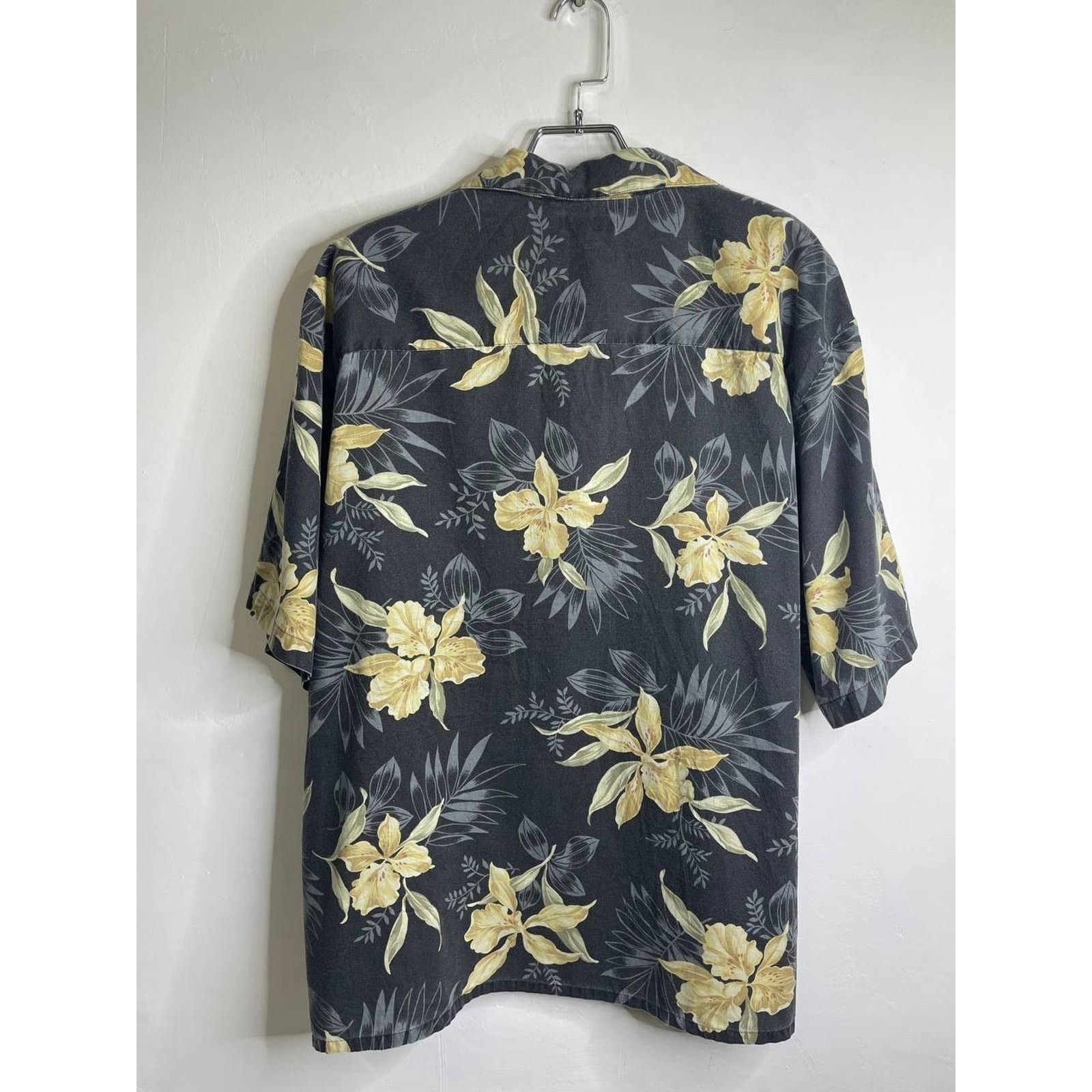 Vintage Vintage Edwards Hawaiian Shirt 2XL Black Yellow Floral Size US XXL / EU 58 / 5 - 7 Thumbnail